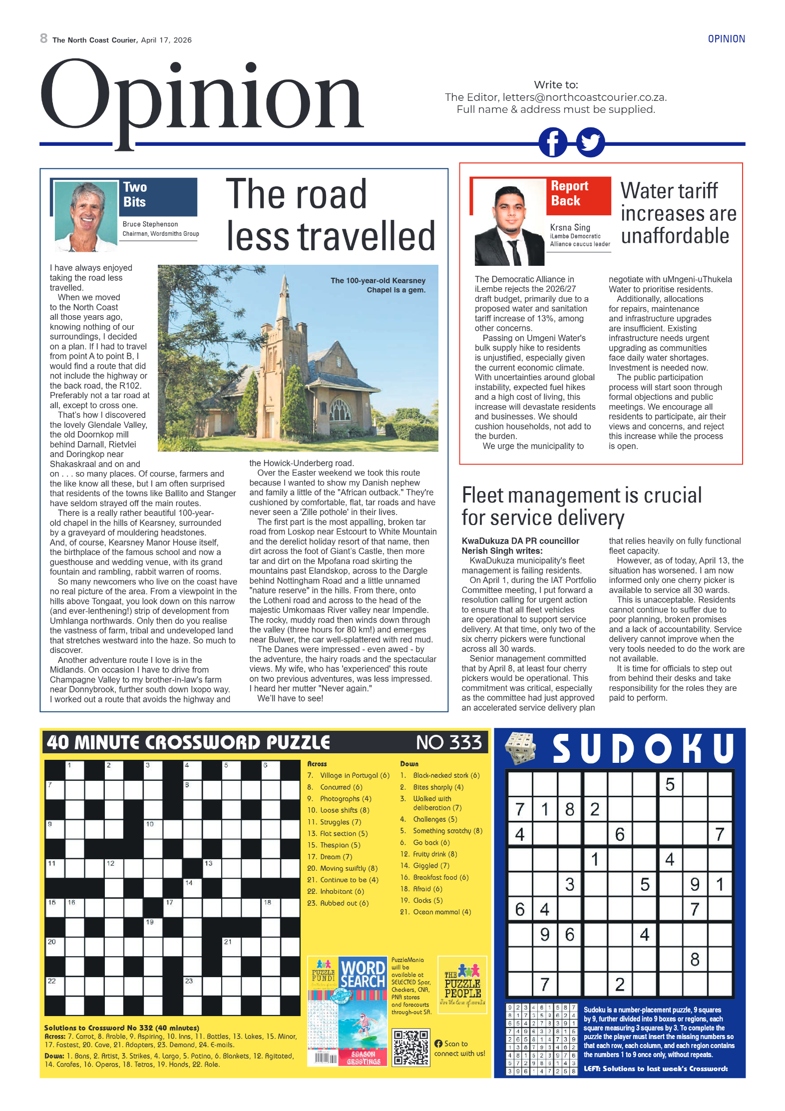 The North Coast Courier – 17 April 2026 page 8