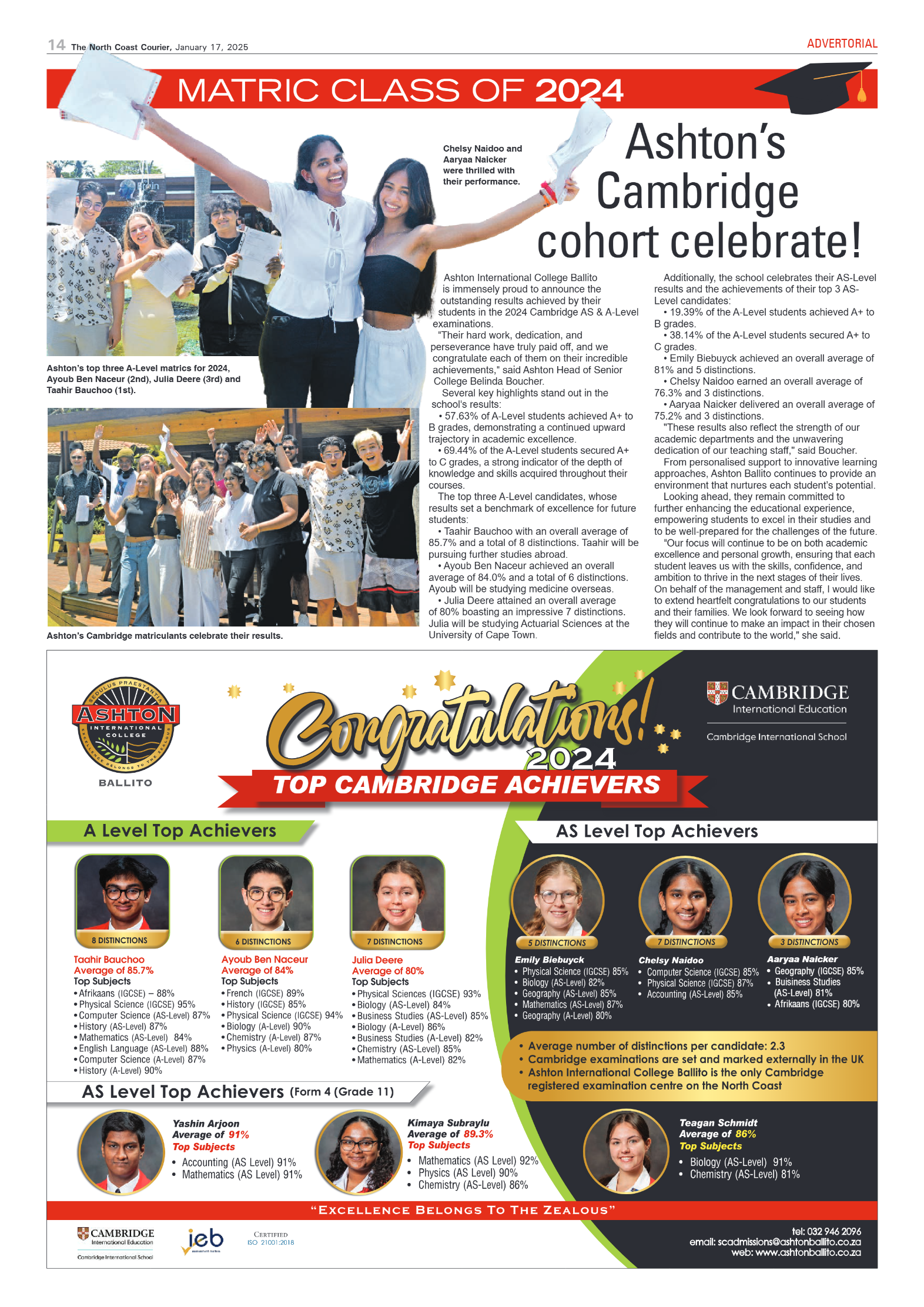 The North Coast Courier – 17 January 2025 page 14