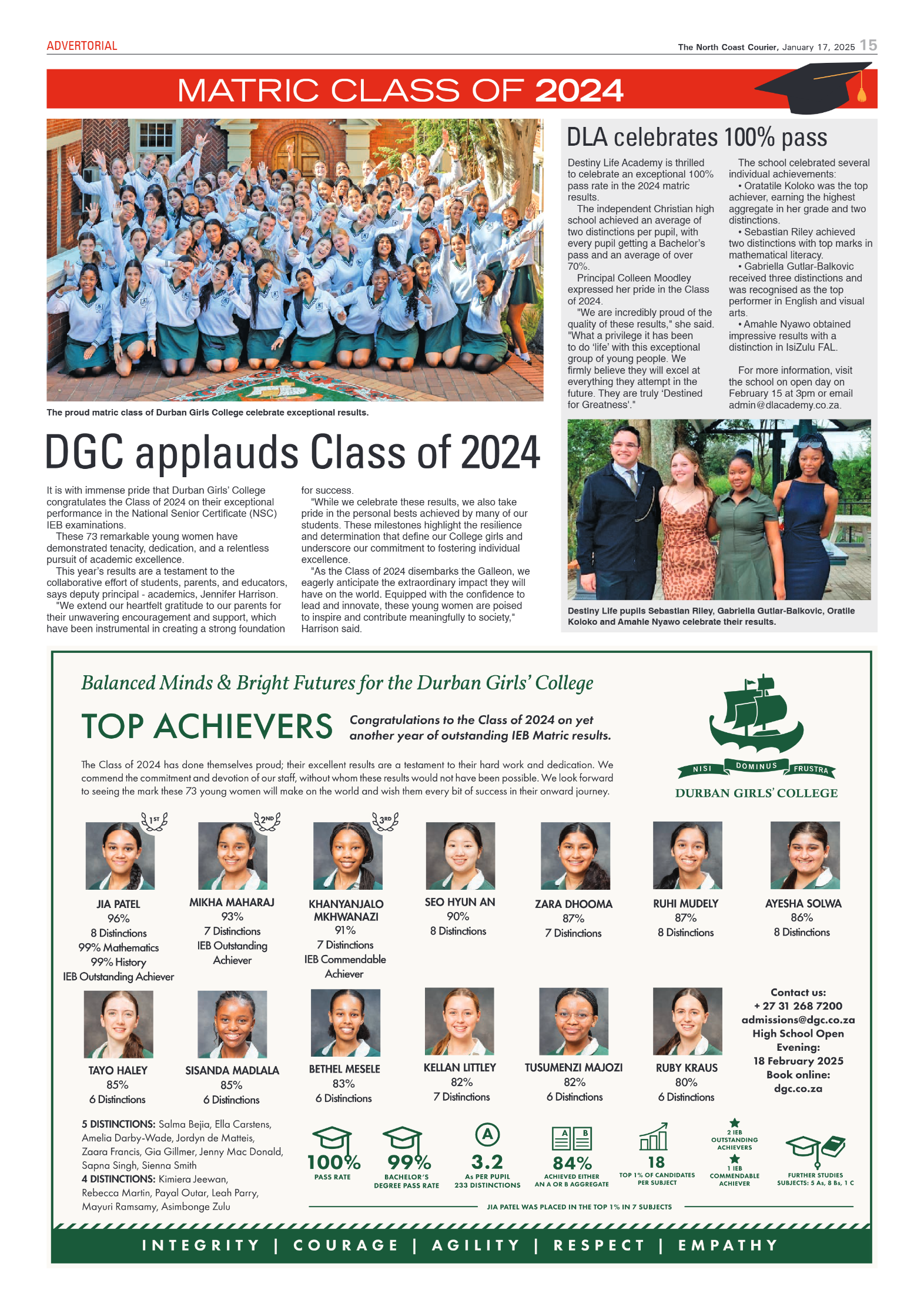 The North Coast Courier – 17 January 2025 page 15