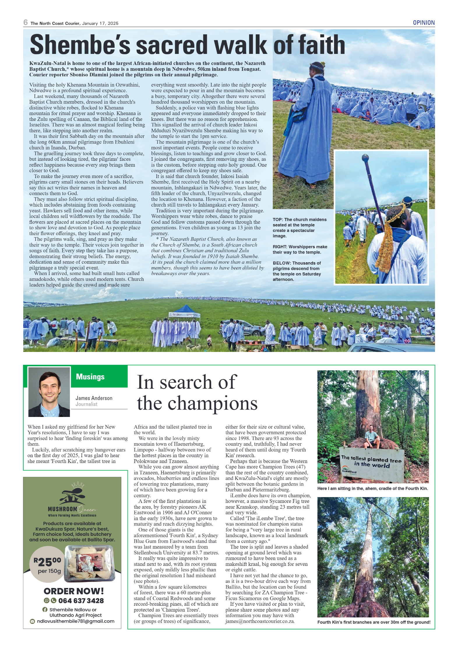 The North Coast Courier – 17 January 2025 page 6