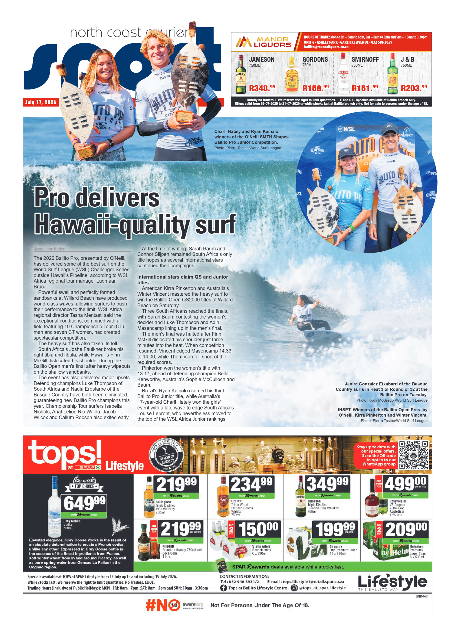 The North Coast Courier – 17 July 2026 page 12