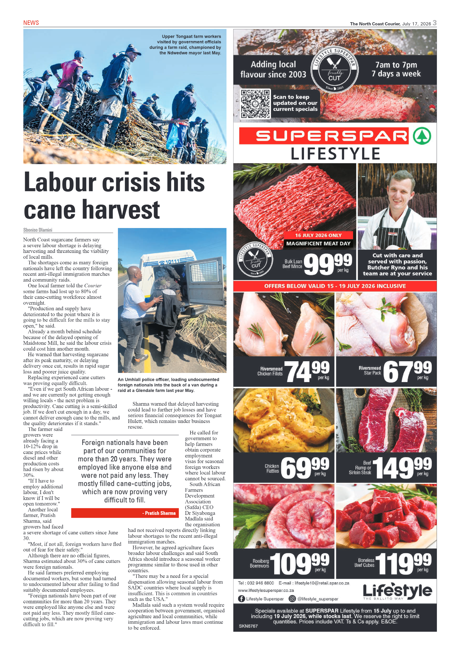 The North Coast Courier – 17 July 2026 page 3