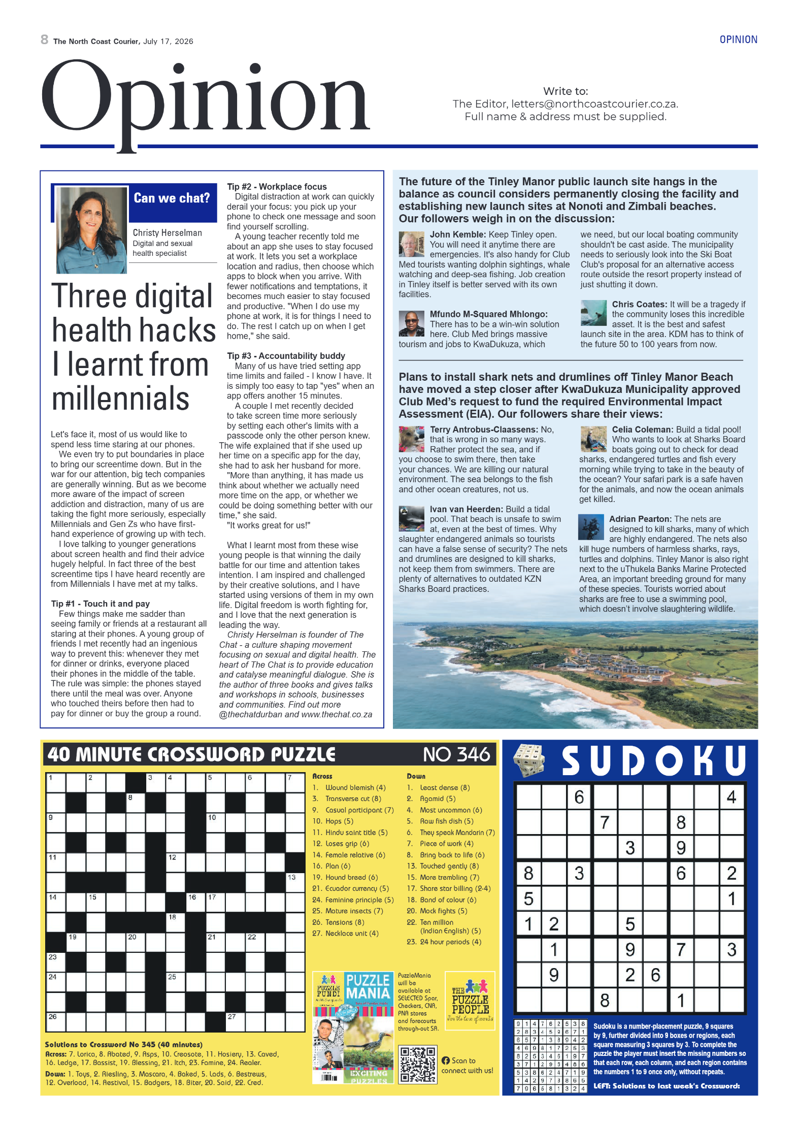 The North Coast Courier – 17 July 2026 page 8