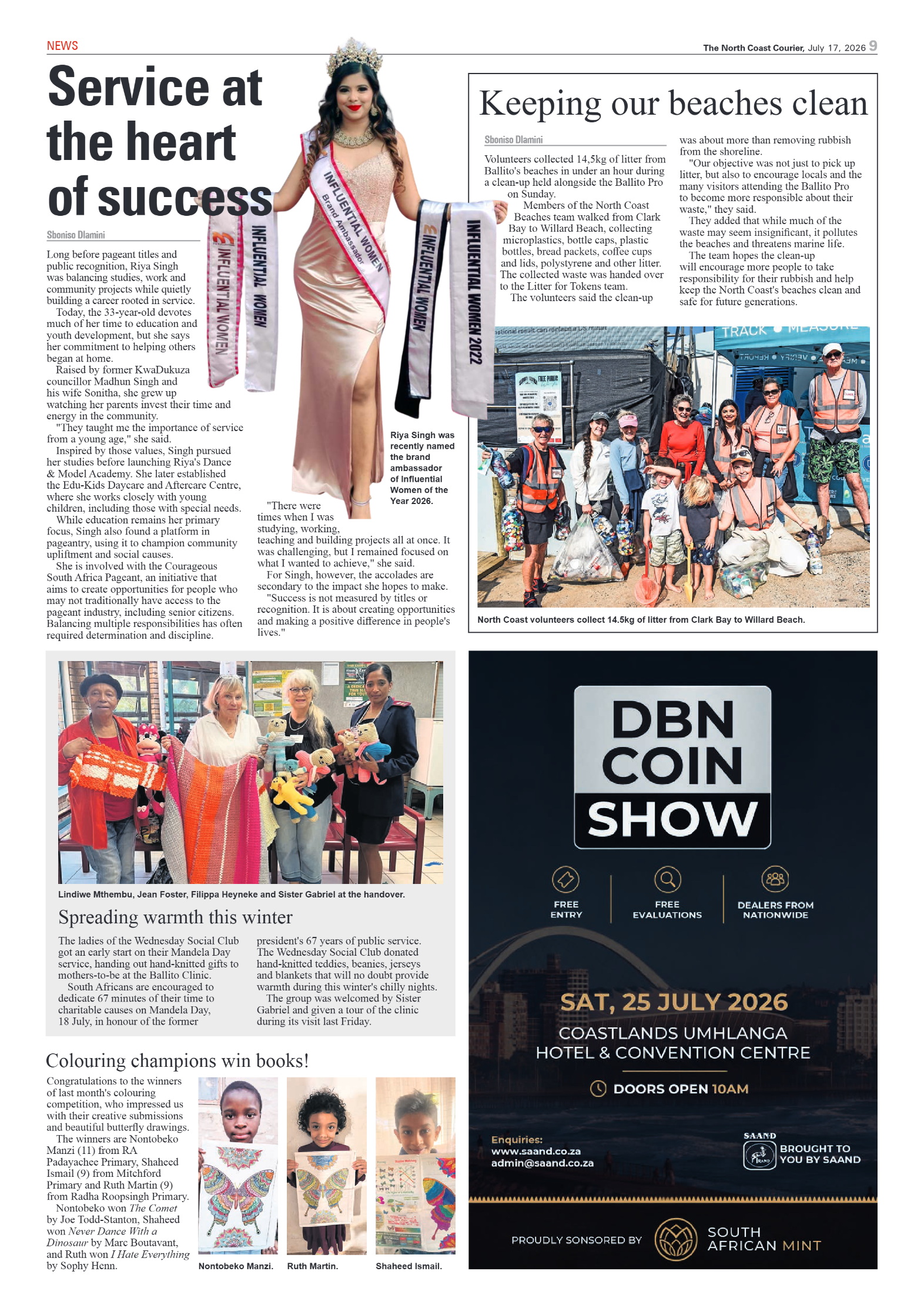 The North Coast Courier – 17 July 2026 page 9