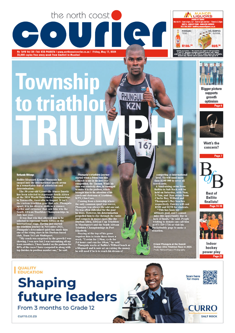 The North Coast Courier – 17 May 2024 page 1