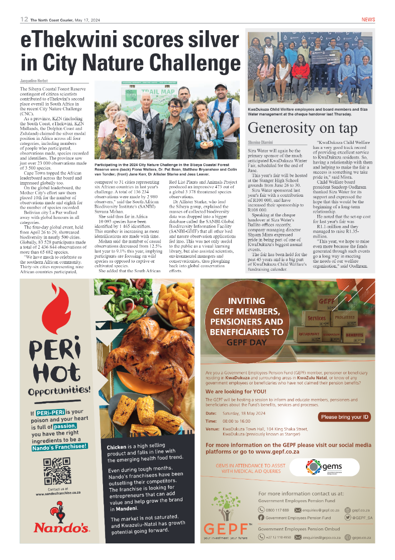 The North Coast Courier – 17 May 2024 page 12