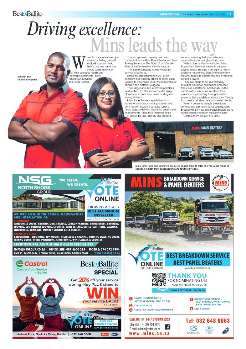 The North Coast Courier – 17 May 2024 page 17