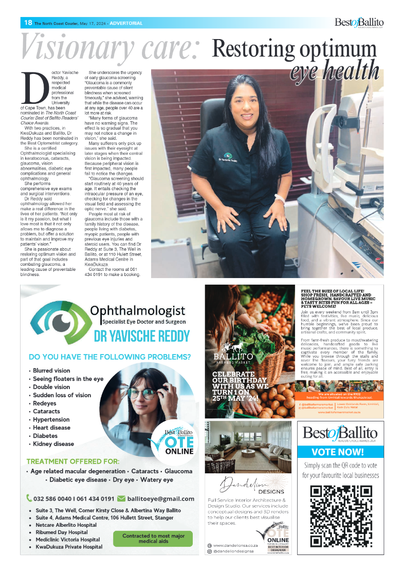 The North Coast Courier – 17 May 2024 page 18