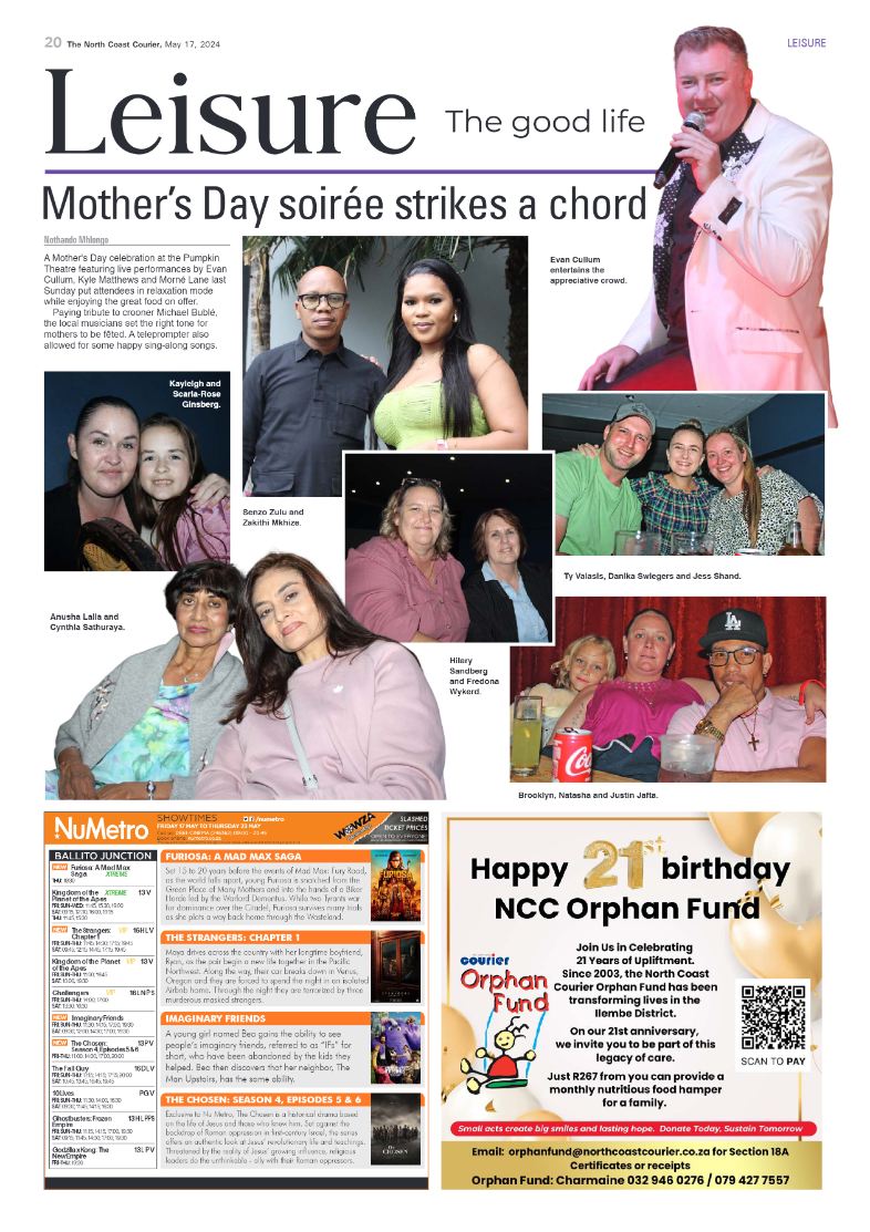 The North Coast Courier – 17 May 2024 page 20