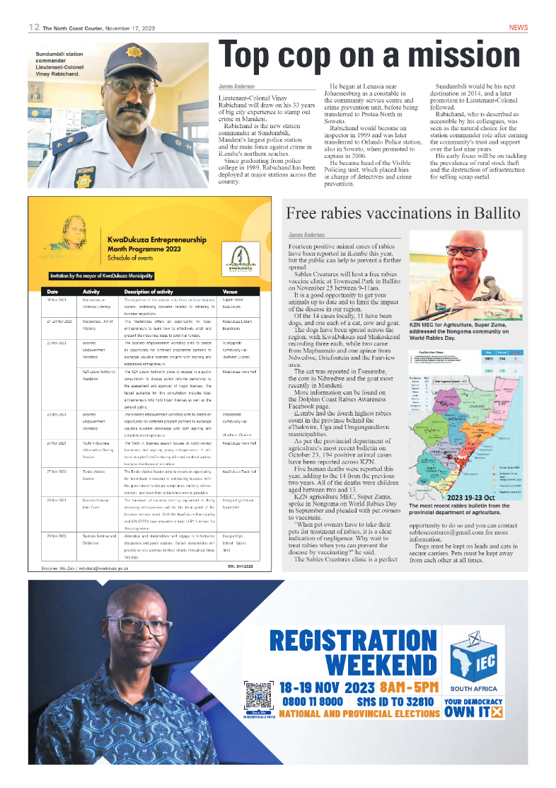 The North Coast Courier 17 November 2023 page 12