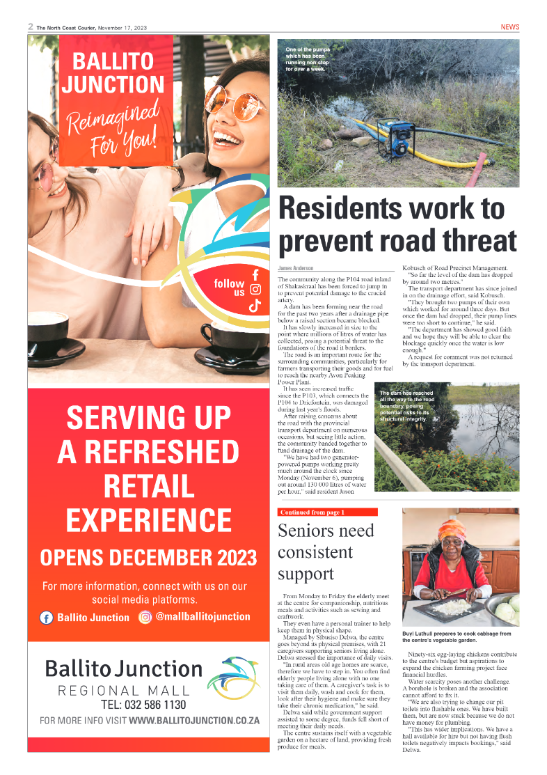 The North Coast Courier 17 November 2023 page 2