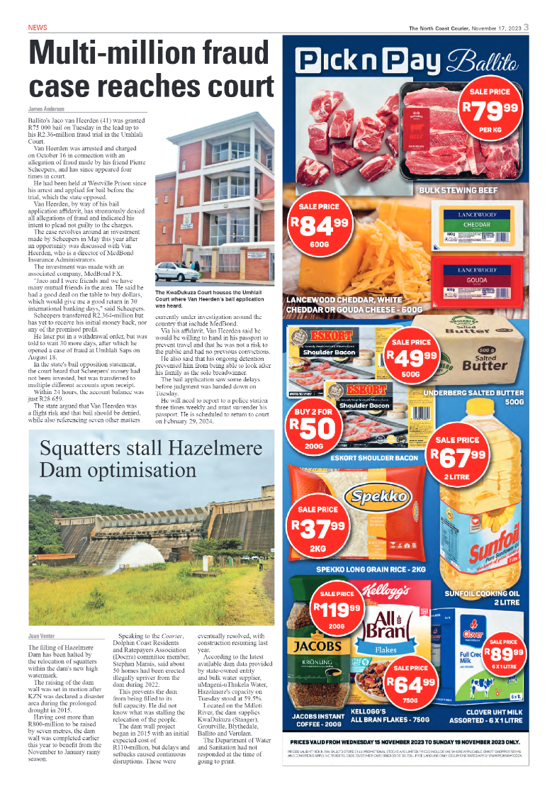 The North Coast Courier 17 November 2023 page 3