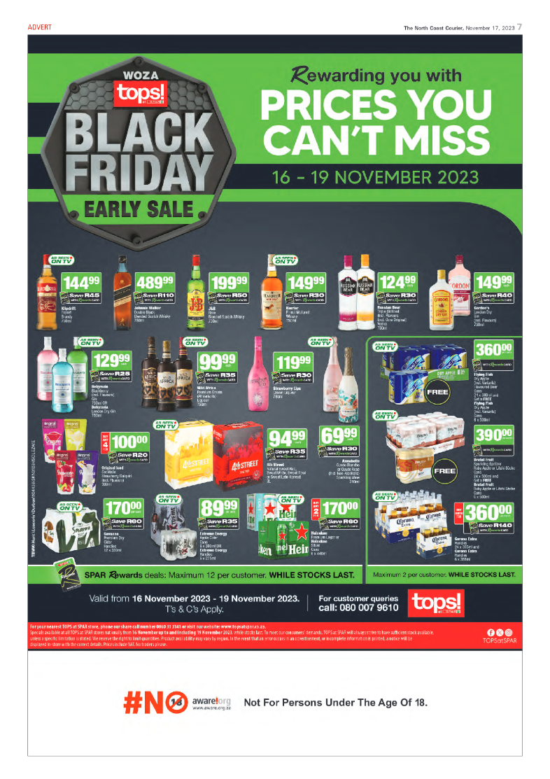 The North Coast Courier 17 November 2023 page 7