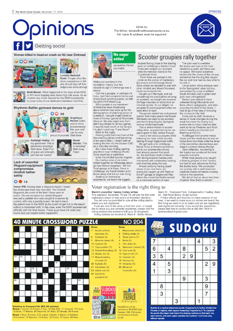 The North Coast Courier 17 November 2023 page 8