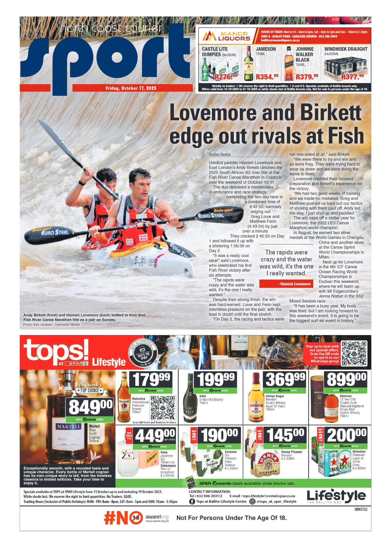 The North Coast Courier – 17 October 2025 page 16