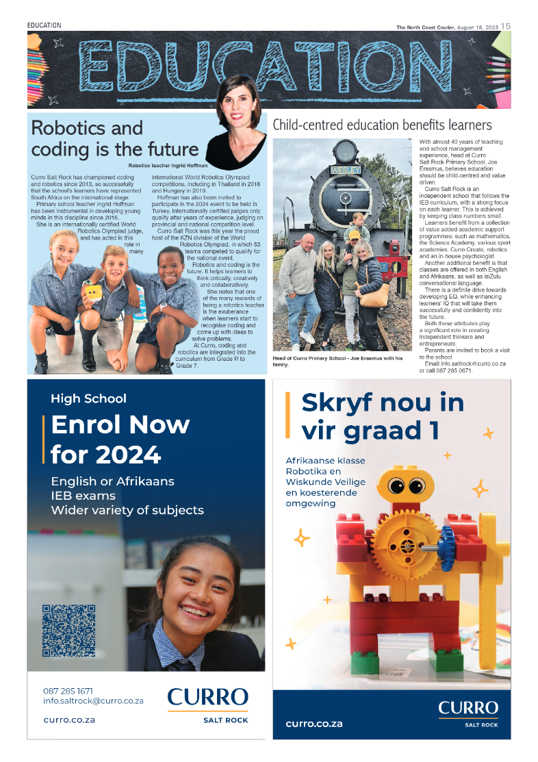 The North Coast Courier 18 August 2023 page 15