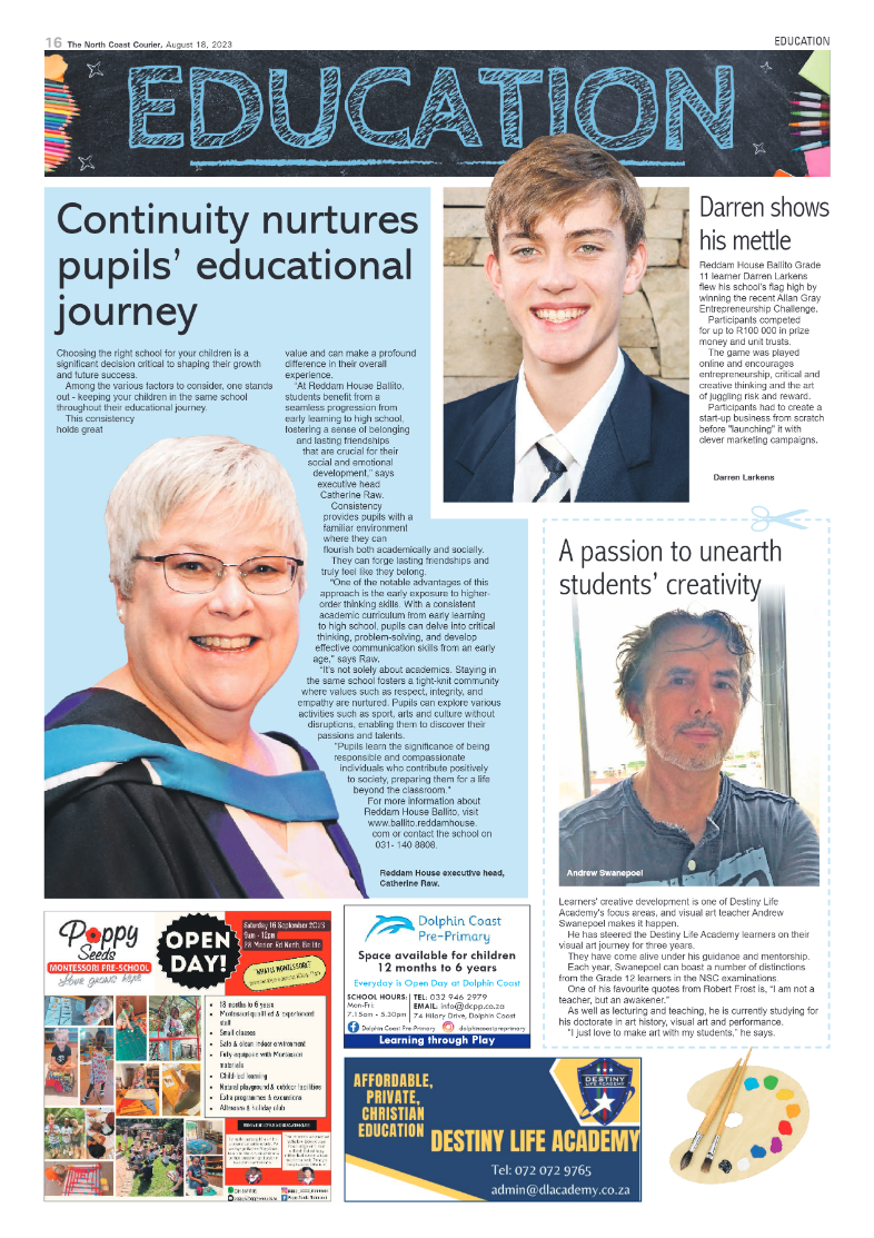 The North Coast Courier 18 August 2023 page 16