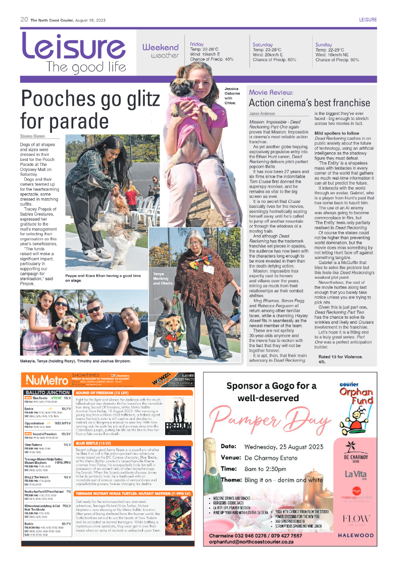 The North Coast Courier 18 August 2023 page 20