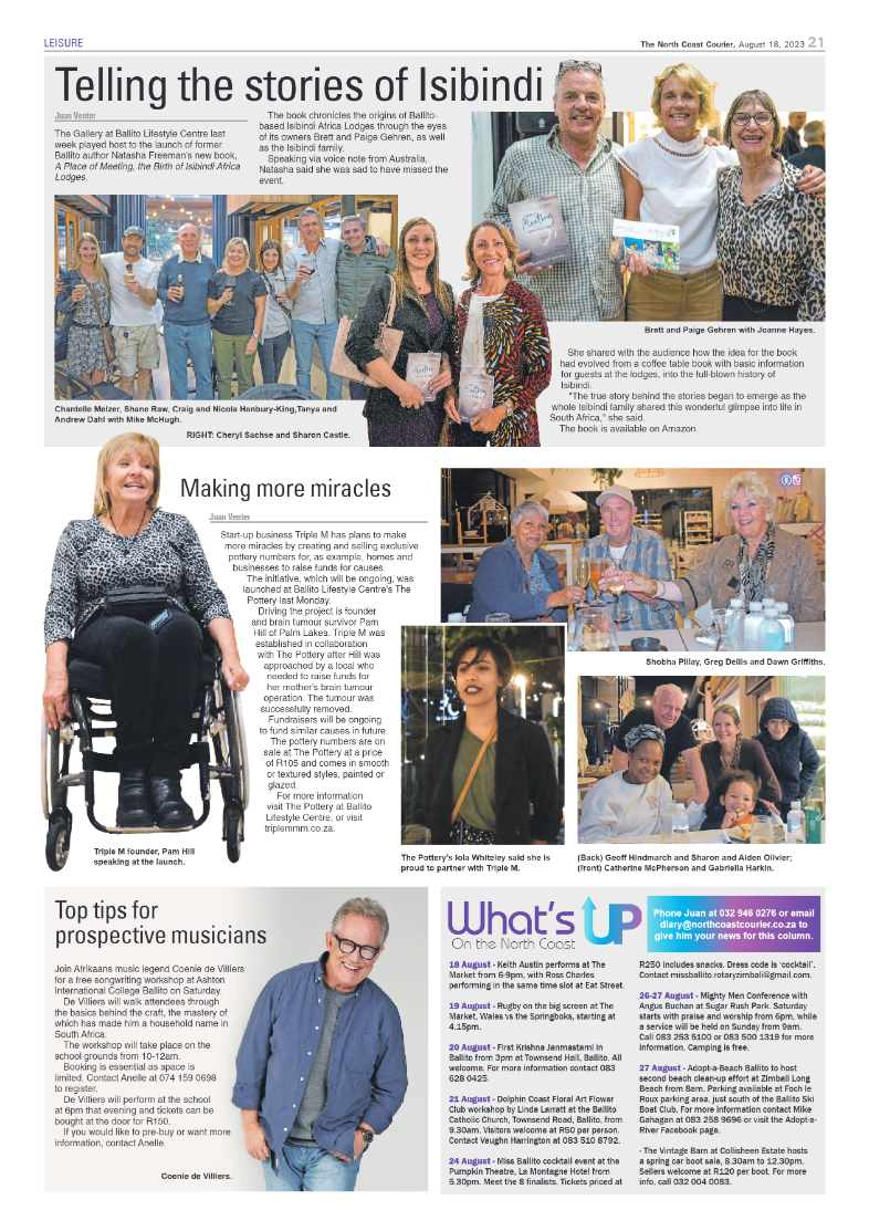 The North Coast Courier 18 August 2023 page 21