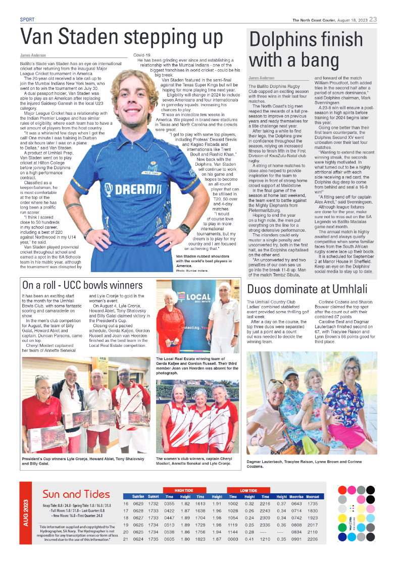 The North Coast Courier 18 August 2023 page 23