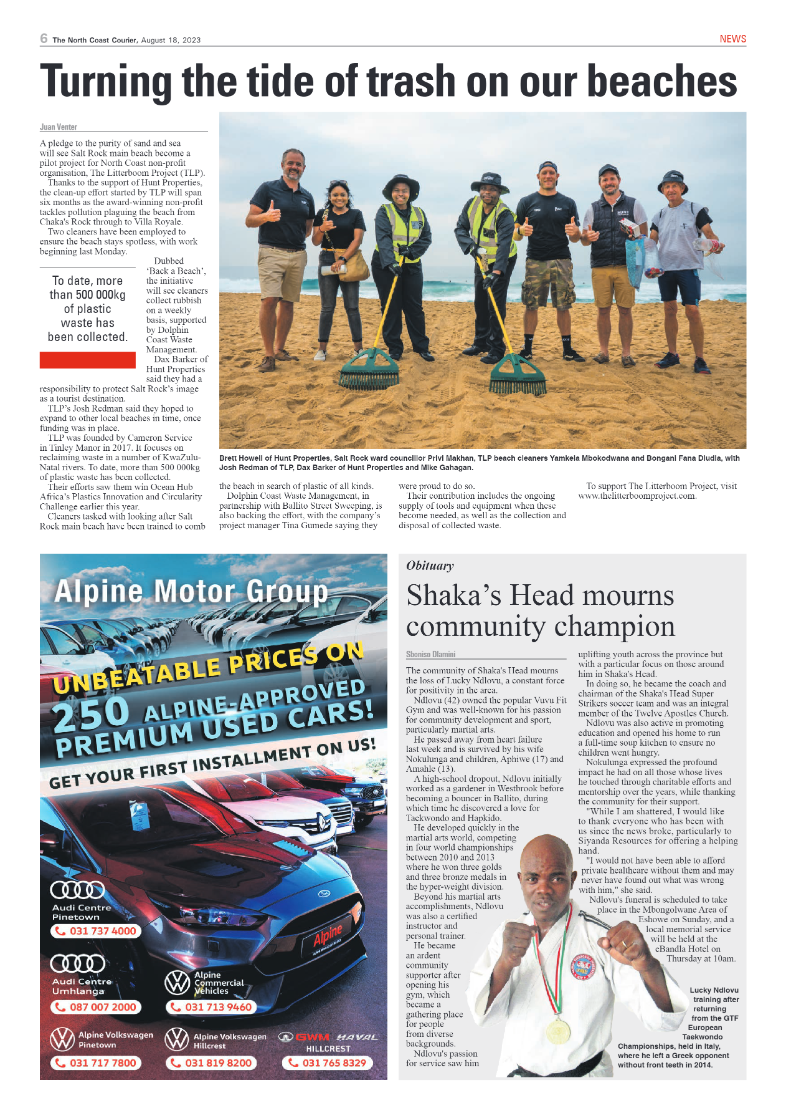The North Coast Courier 18 August 2023 page 6
