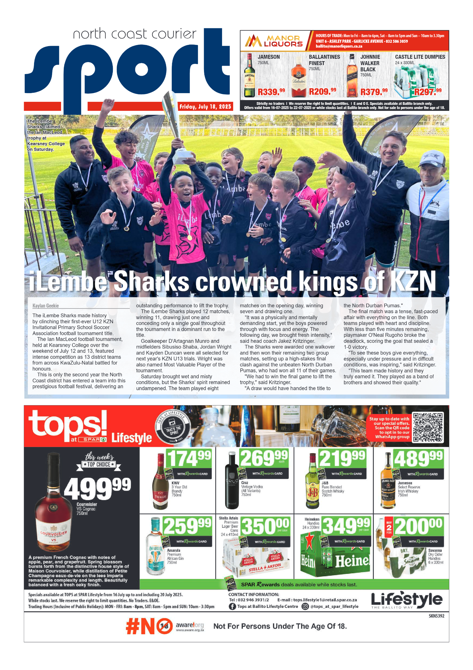 The North Coast Courier – 18 July 2025 page 16