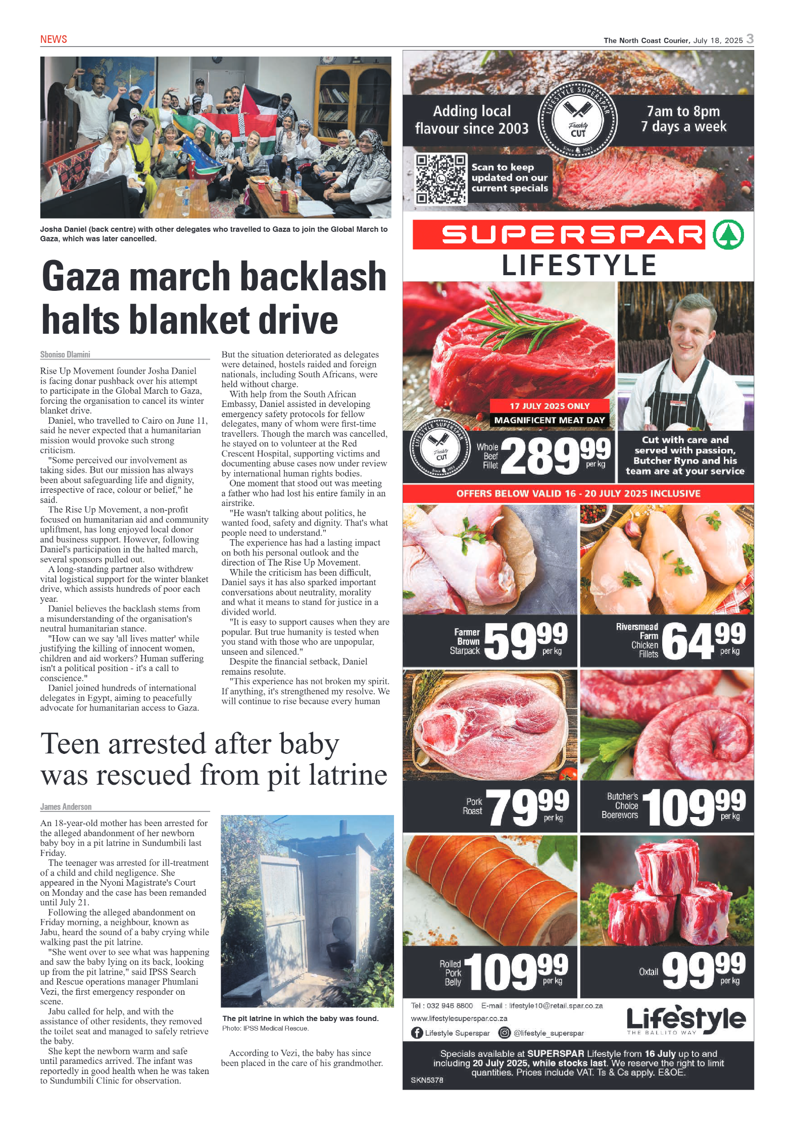 The North Coast Courier – 18 July 2025 page 3