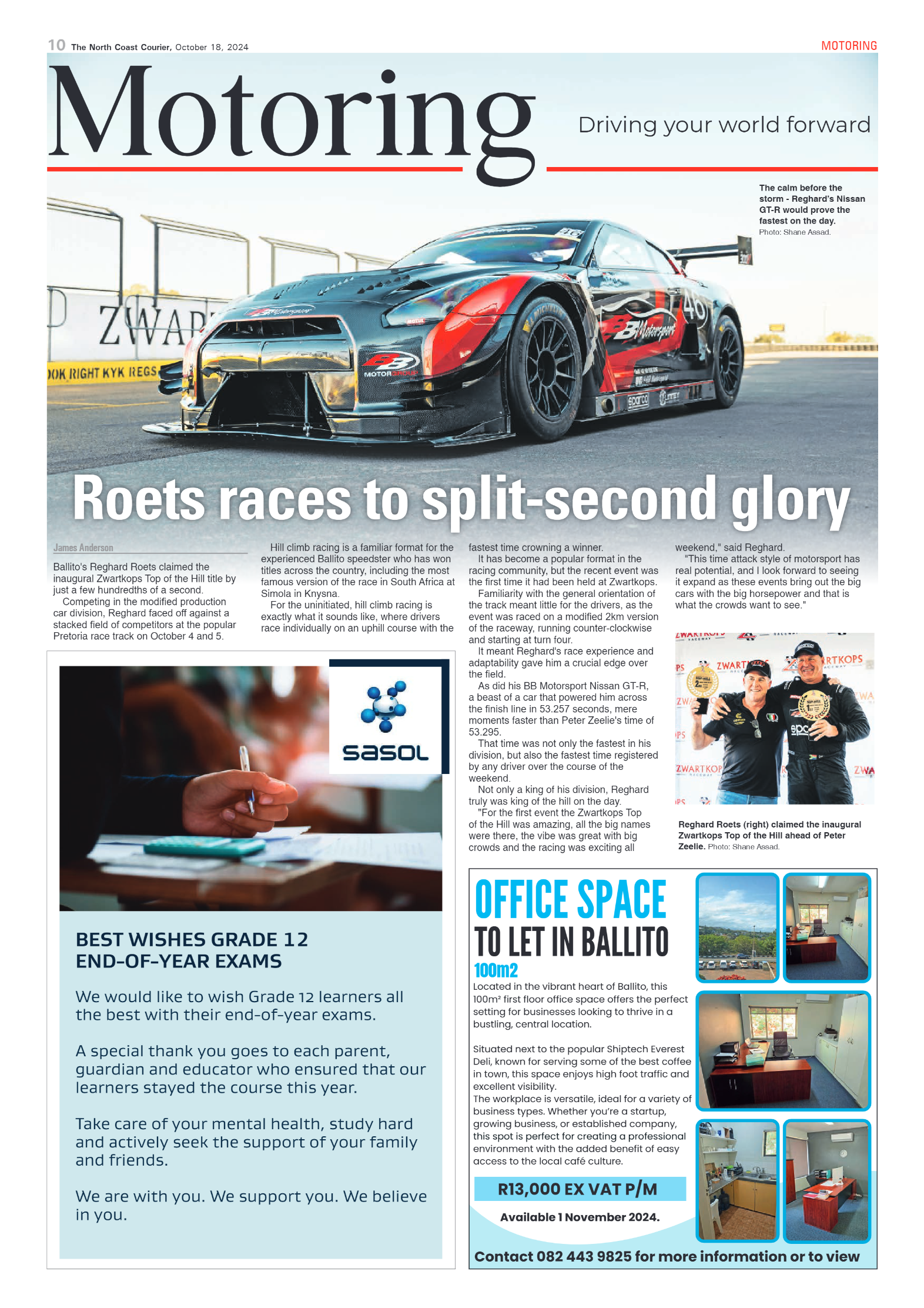 The North Coast Courier – 18 October 2024 page 10