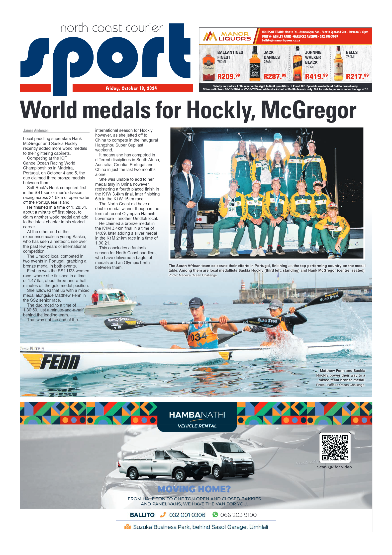 The North Coast Courier – 18 October 2024 page 16