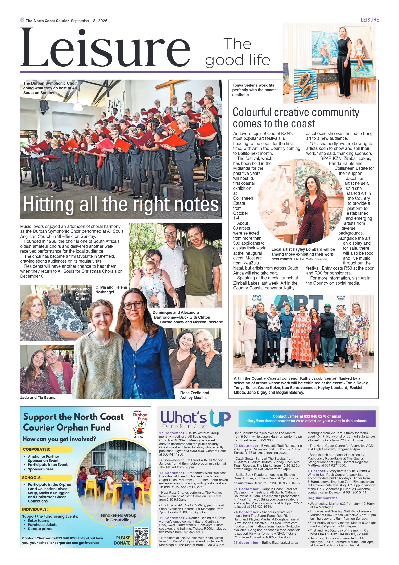 The North Coast Courier – 18 September 2026 page 6