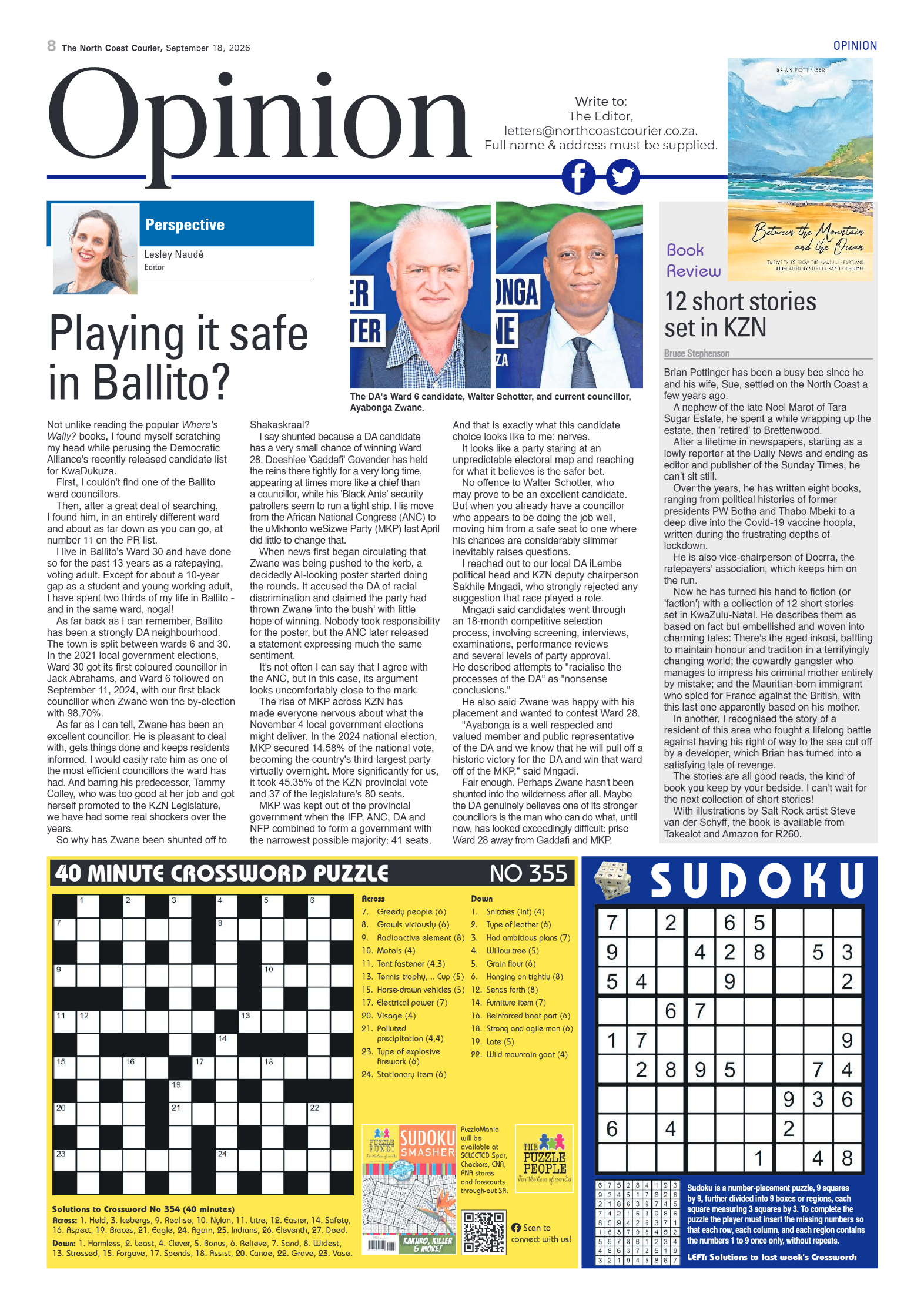 The North Coast Courier – 18 September 2026 page 8