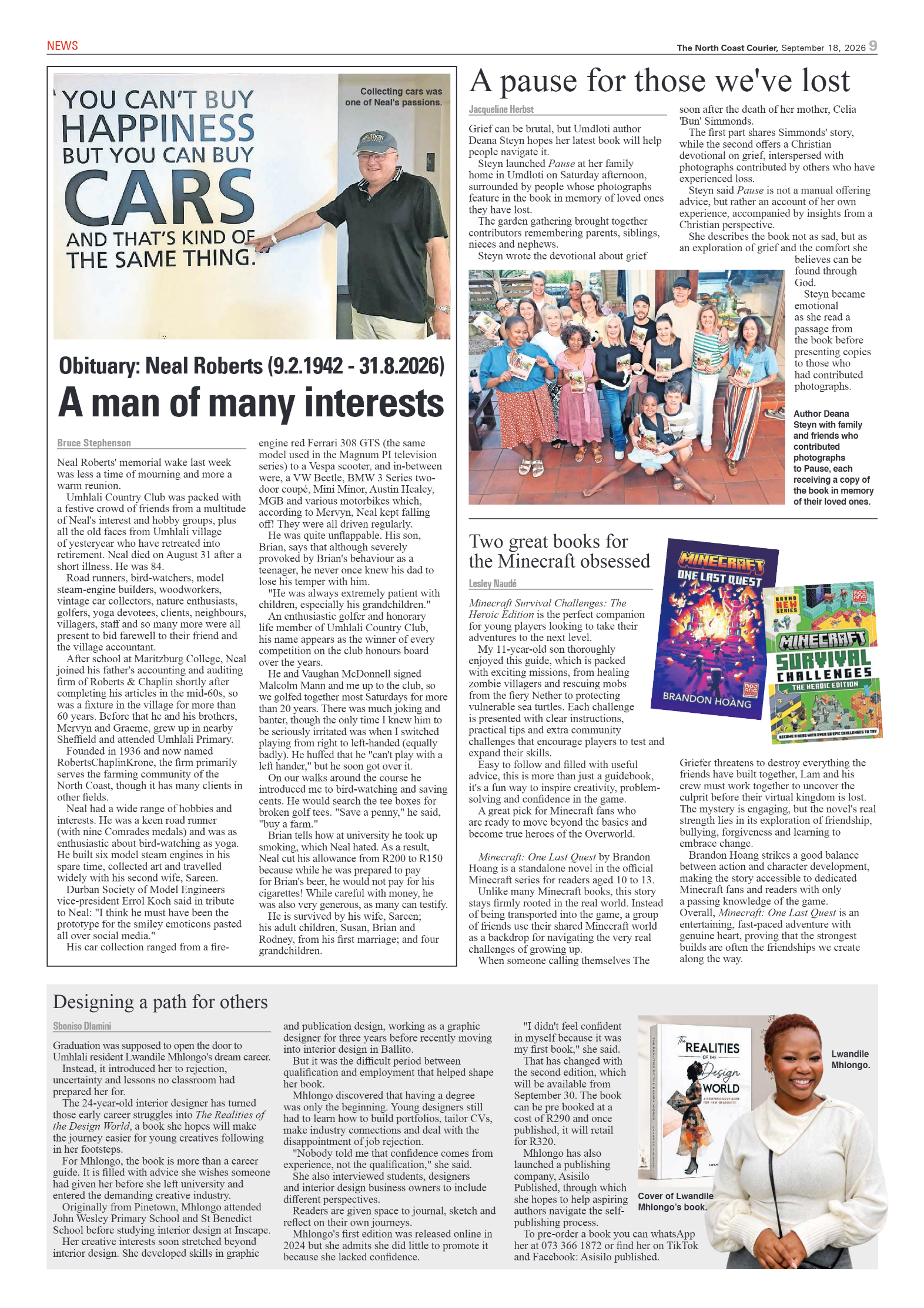 The North Coast Courier – 18 September 2026 page 9