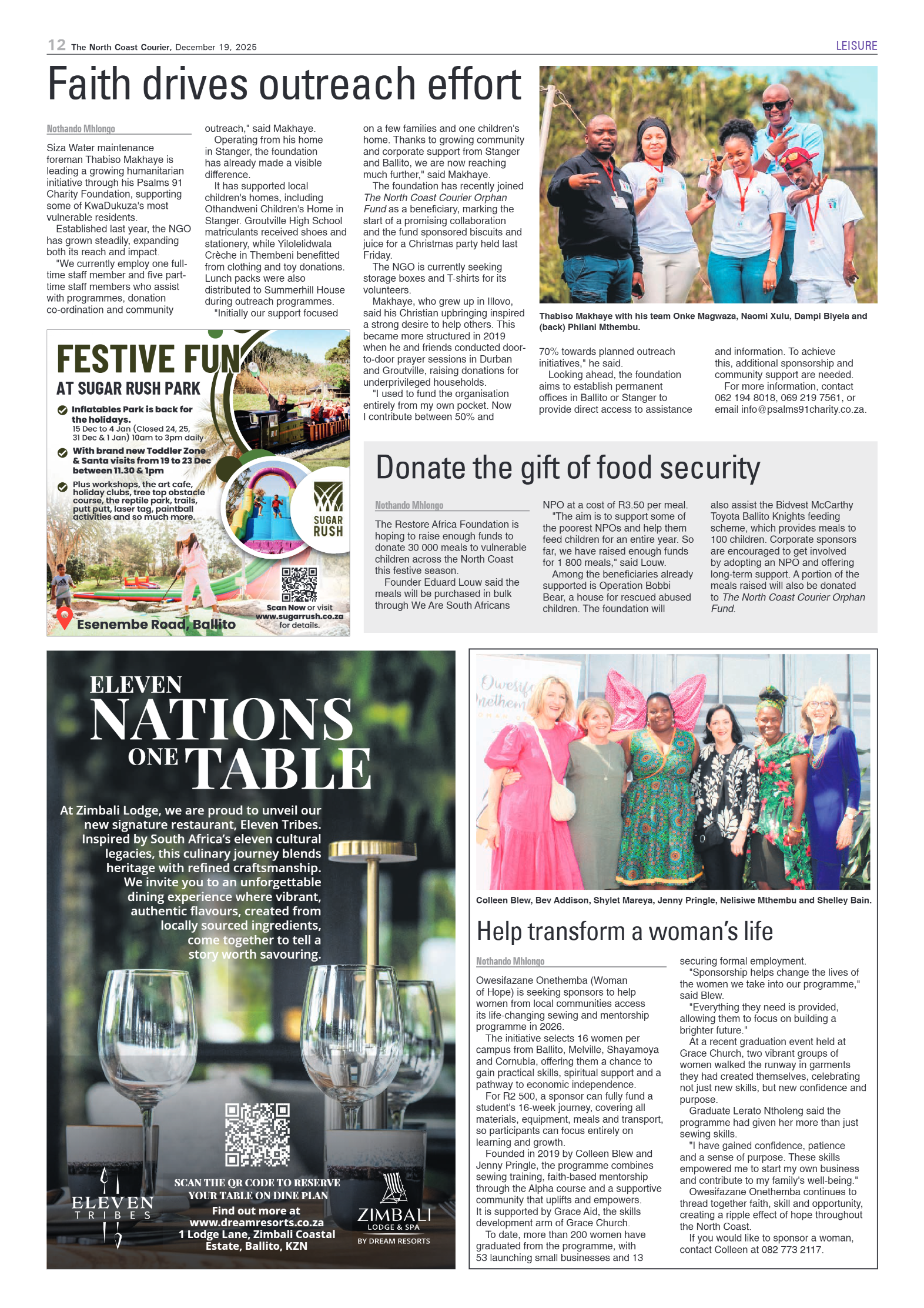 The North Coast Courier – 19 December 2025 page 12