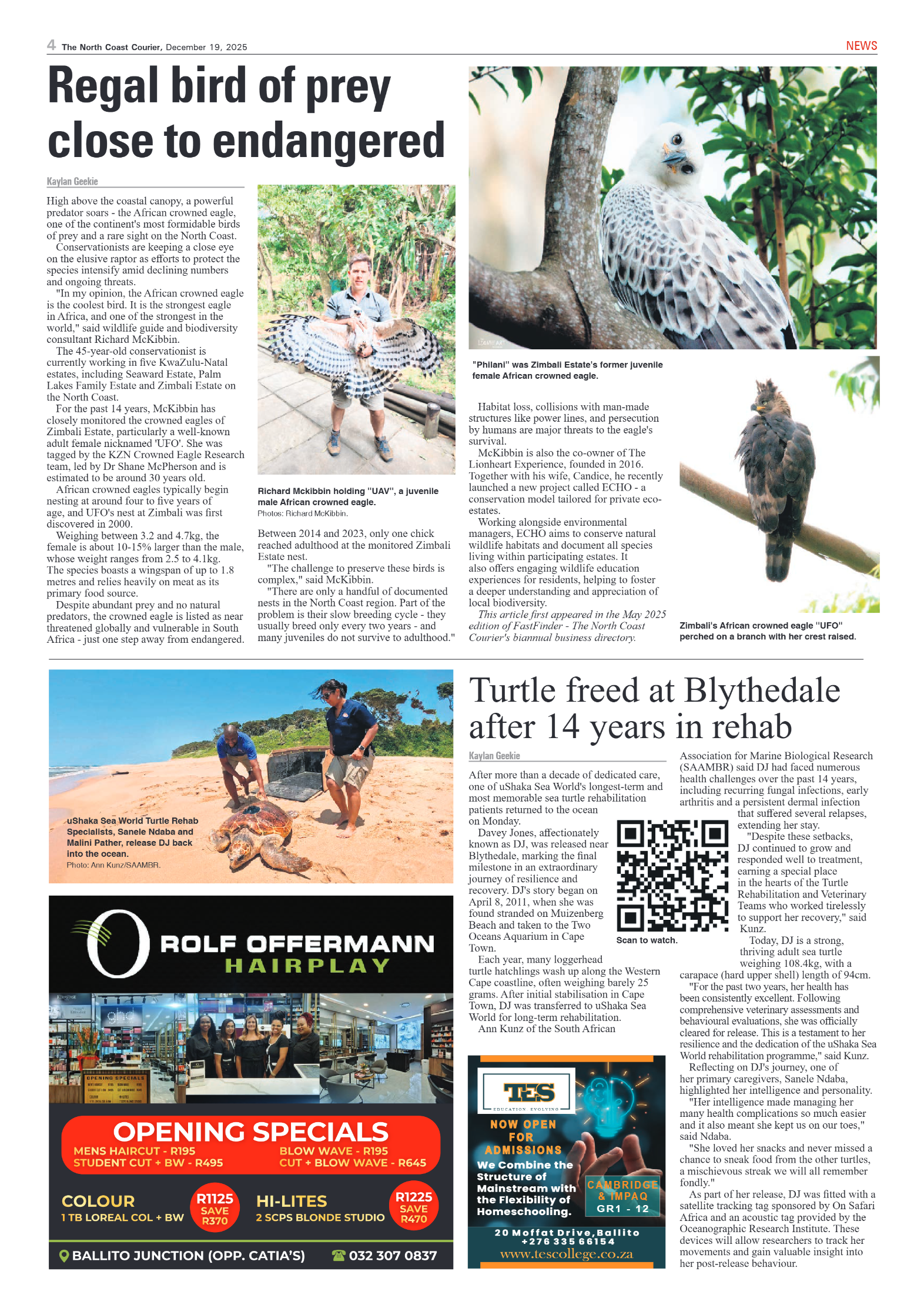 The North Coast Courier – 19 December 2025 page 4