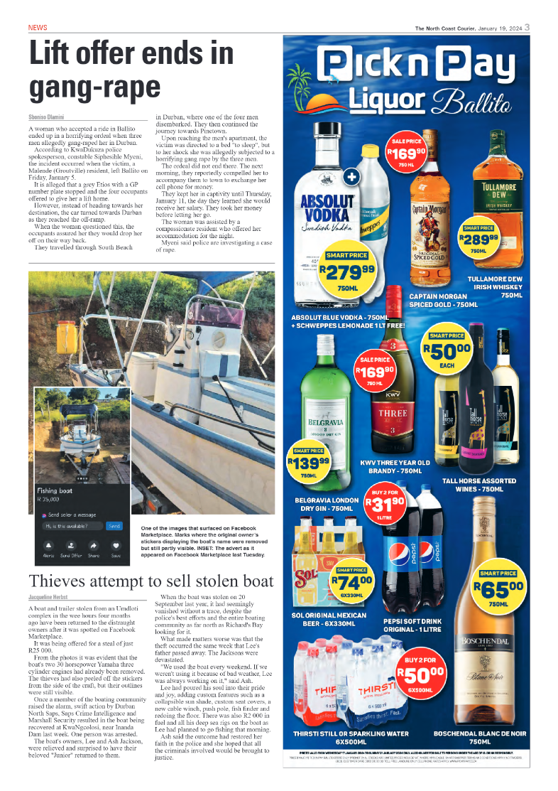 The North Coast Courier 19 January 2024 page 3