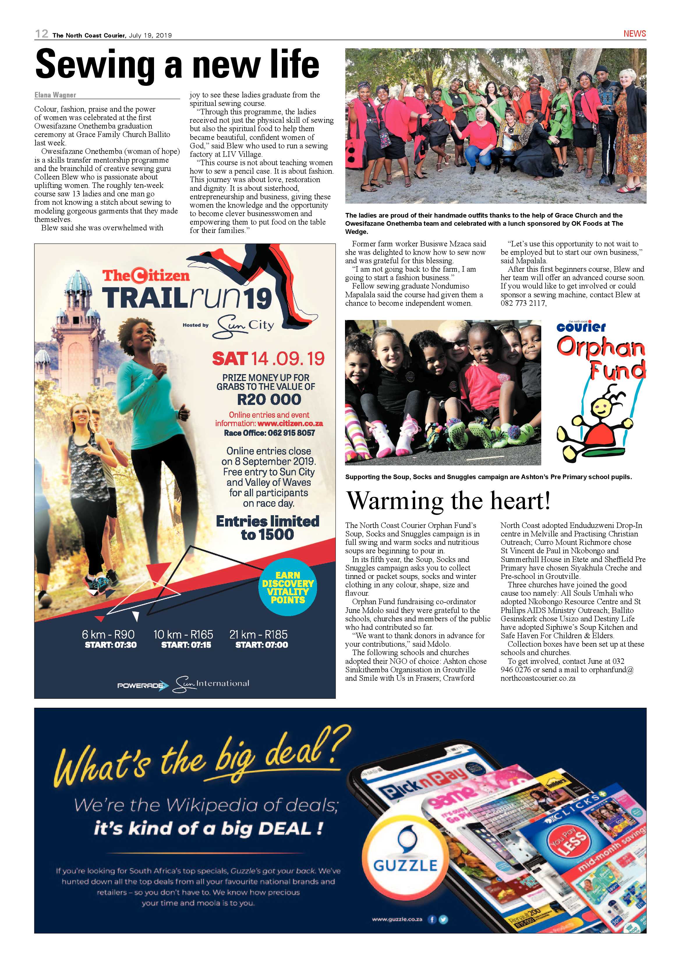 The North Coast Courier 19 July 2019 page 12