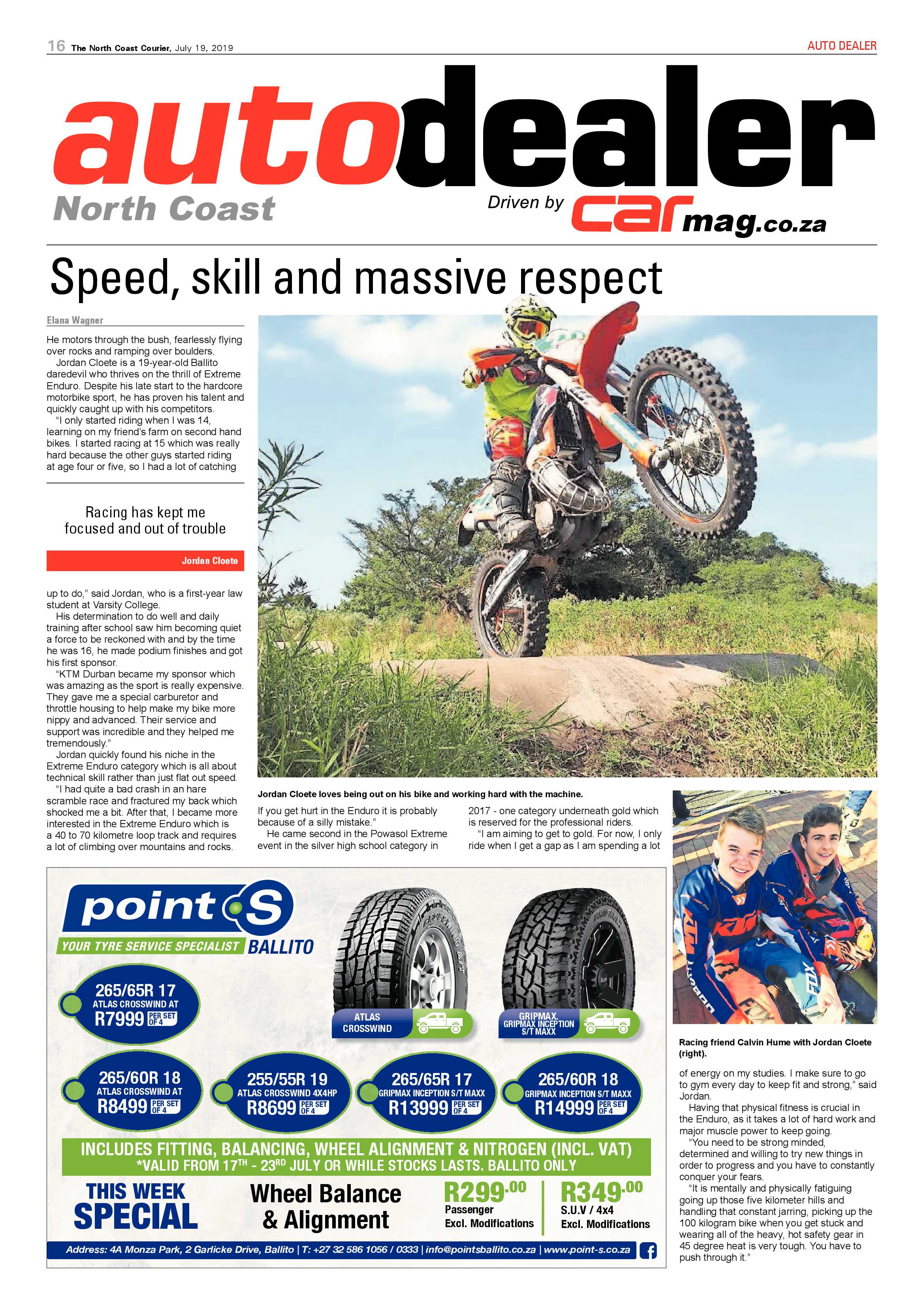 The North Coast Courier 19 July 2019 page 16