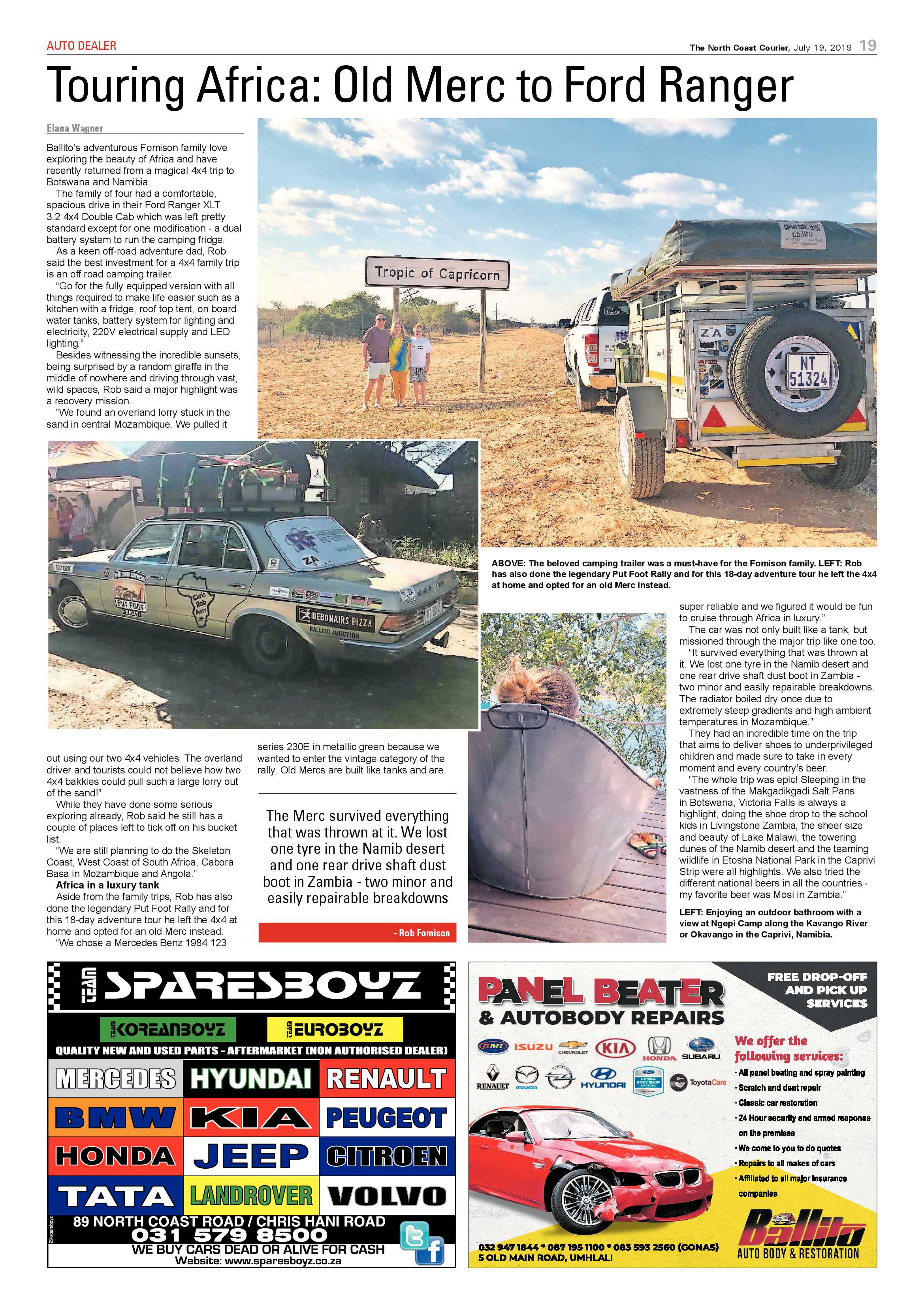 The North Coast Courier 19 July 2019 page 19