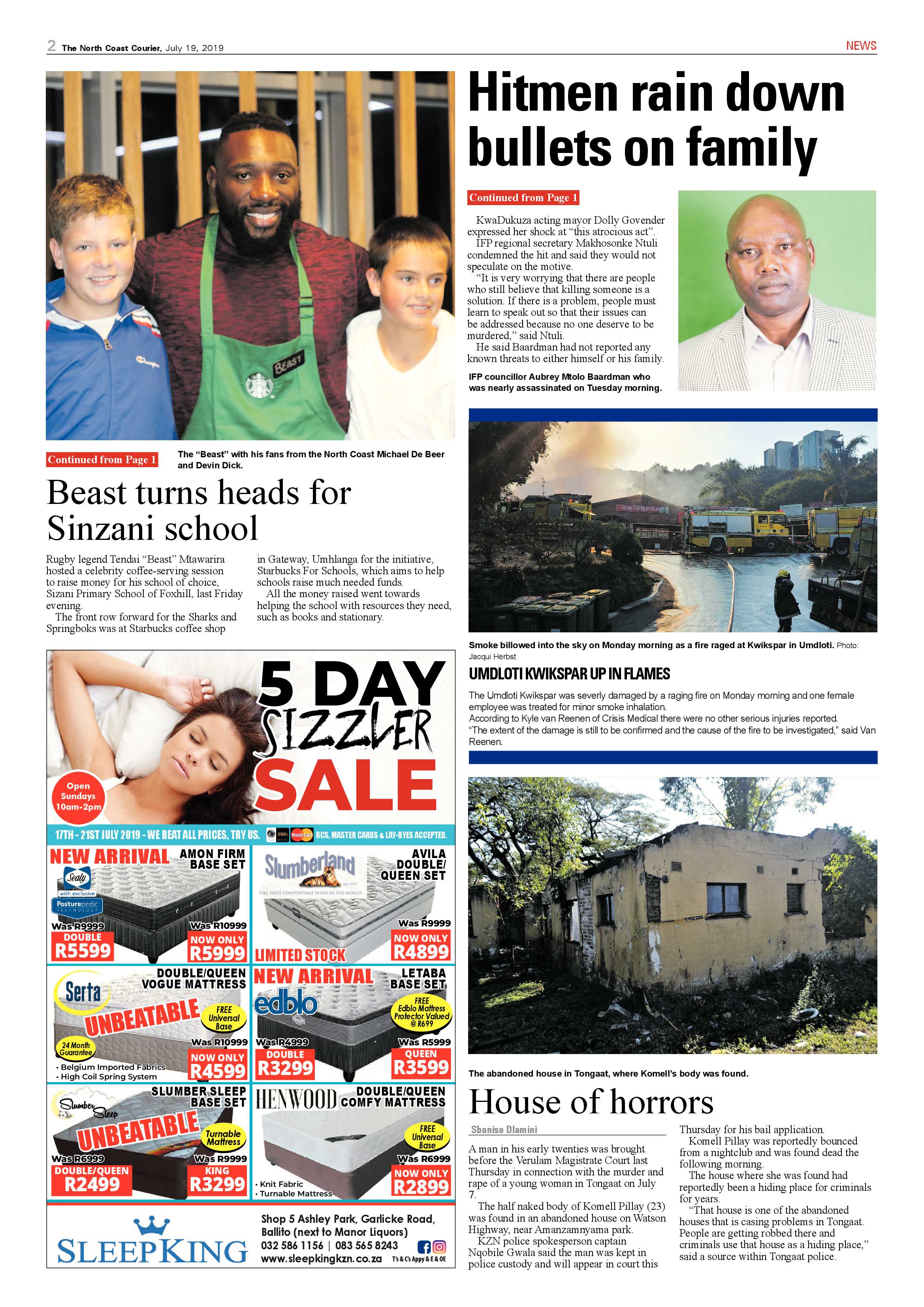 The North Coast Courier 19 July 2019 page 2