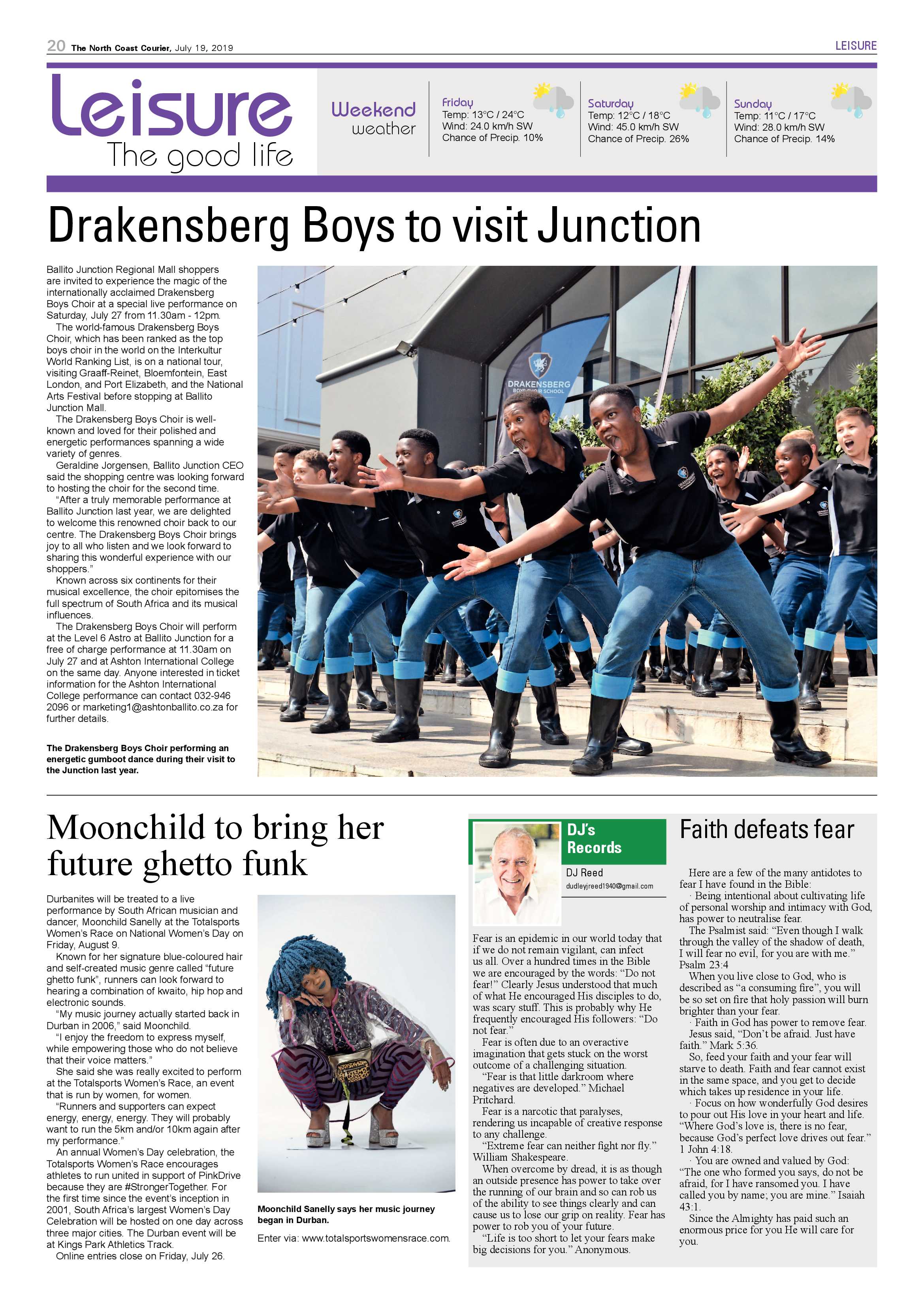 The North Coast Courier 19 July 2019 page 20