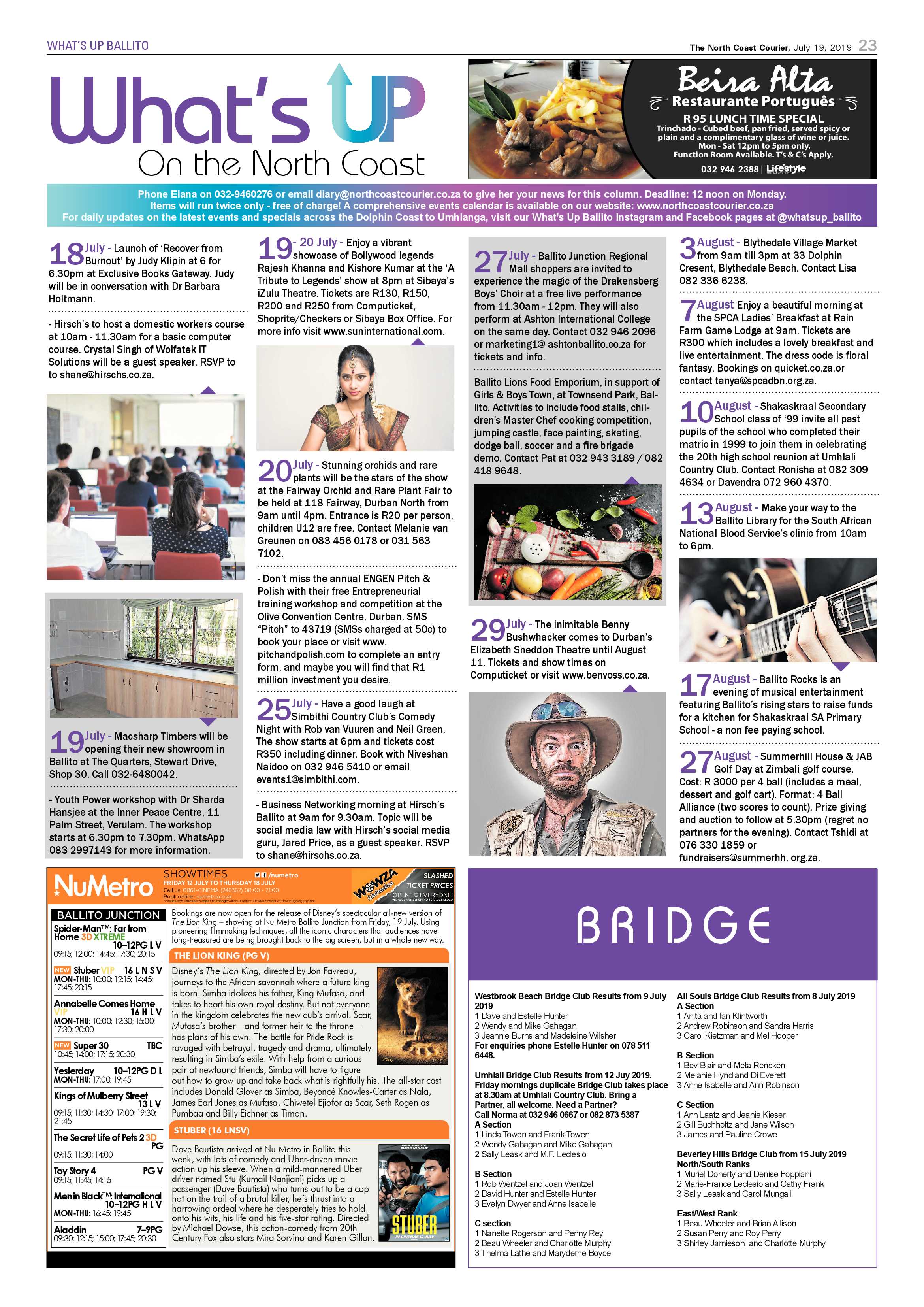 The North Coast Courier 19 July 2019 page 23