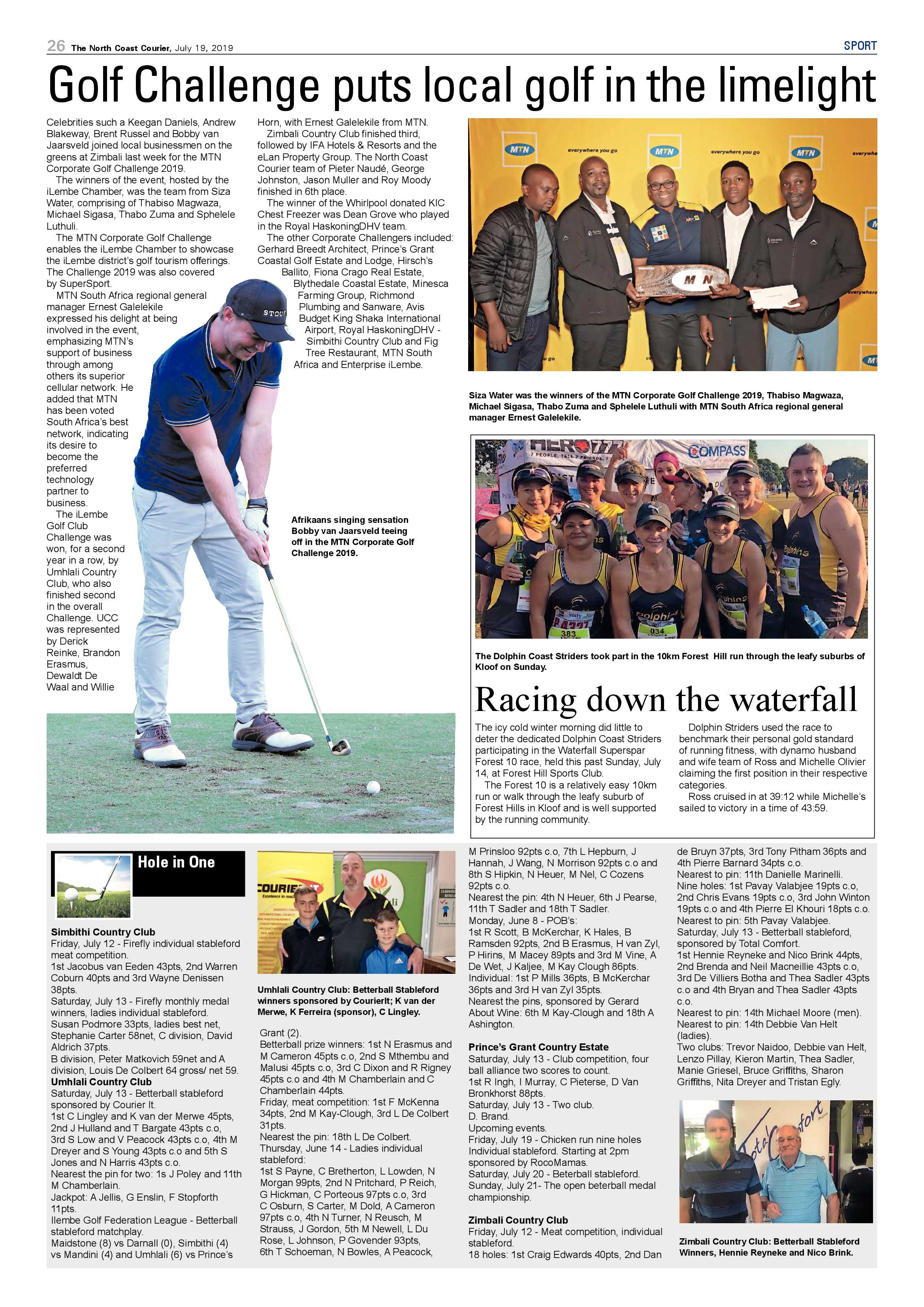 The North Coast Courier 19 July 2019 page 26