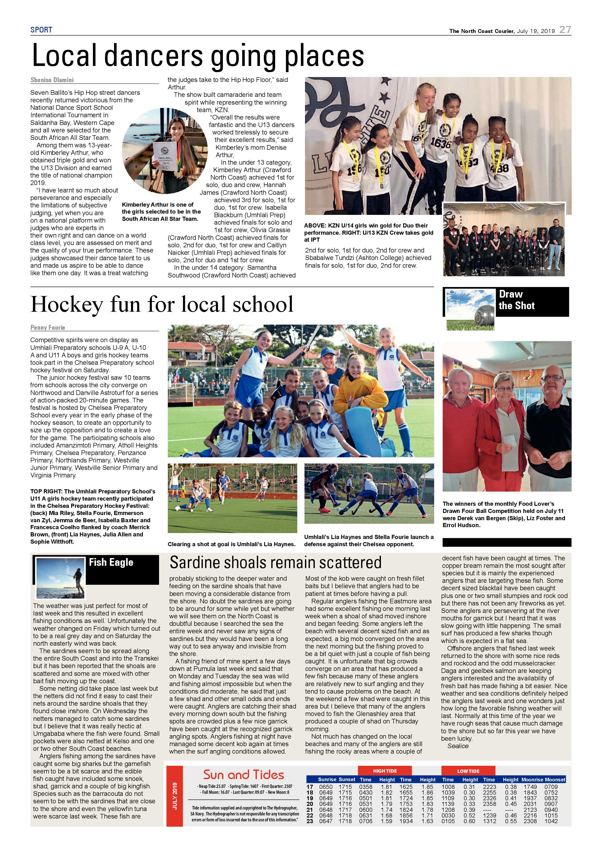 The North Coast Courier 19 July 2019 page 27