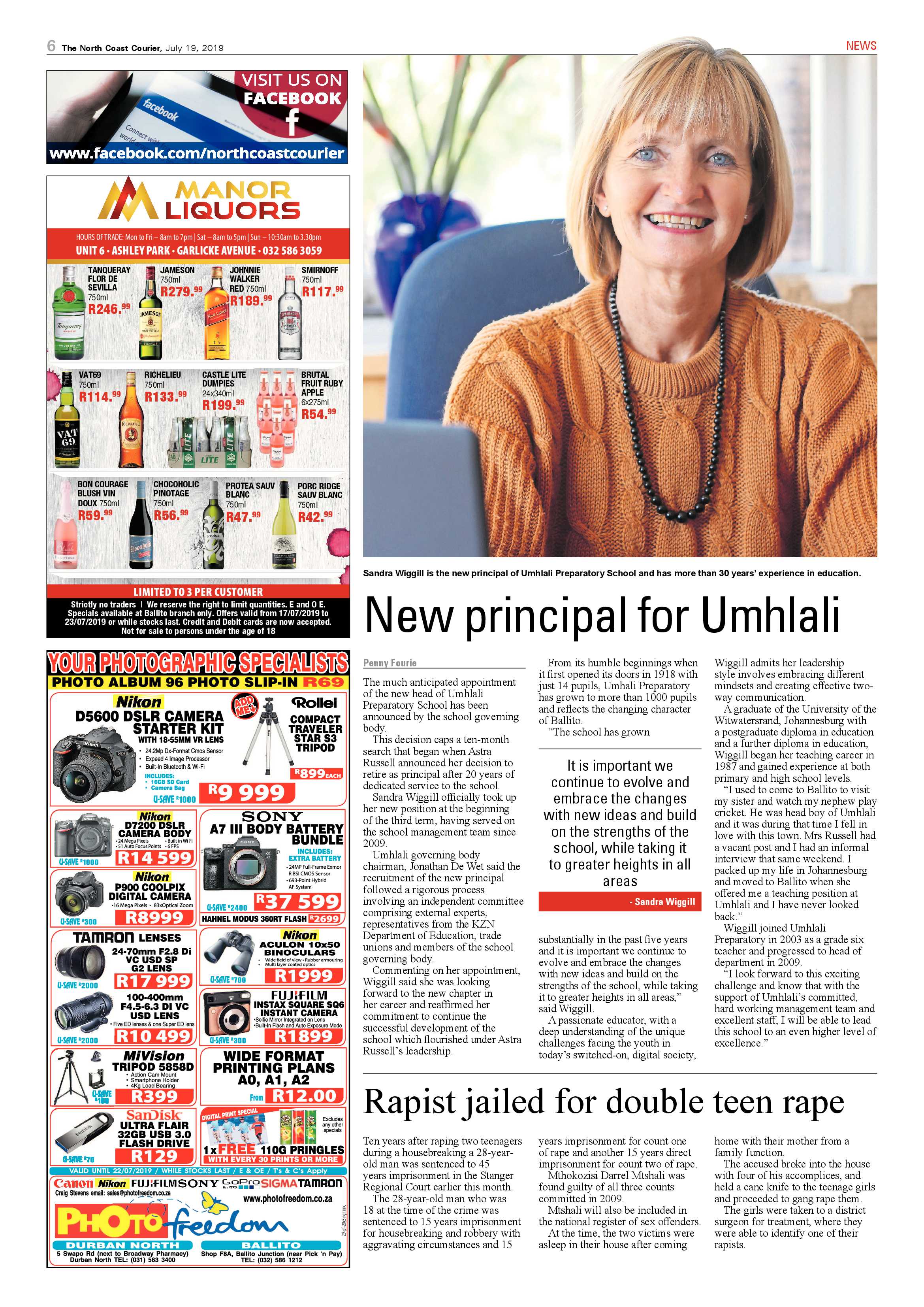 The North Coast Courier 19 July 2019 page 6