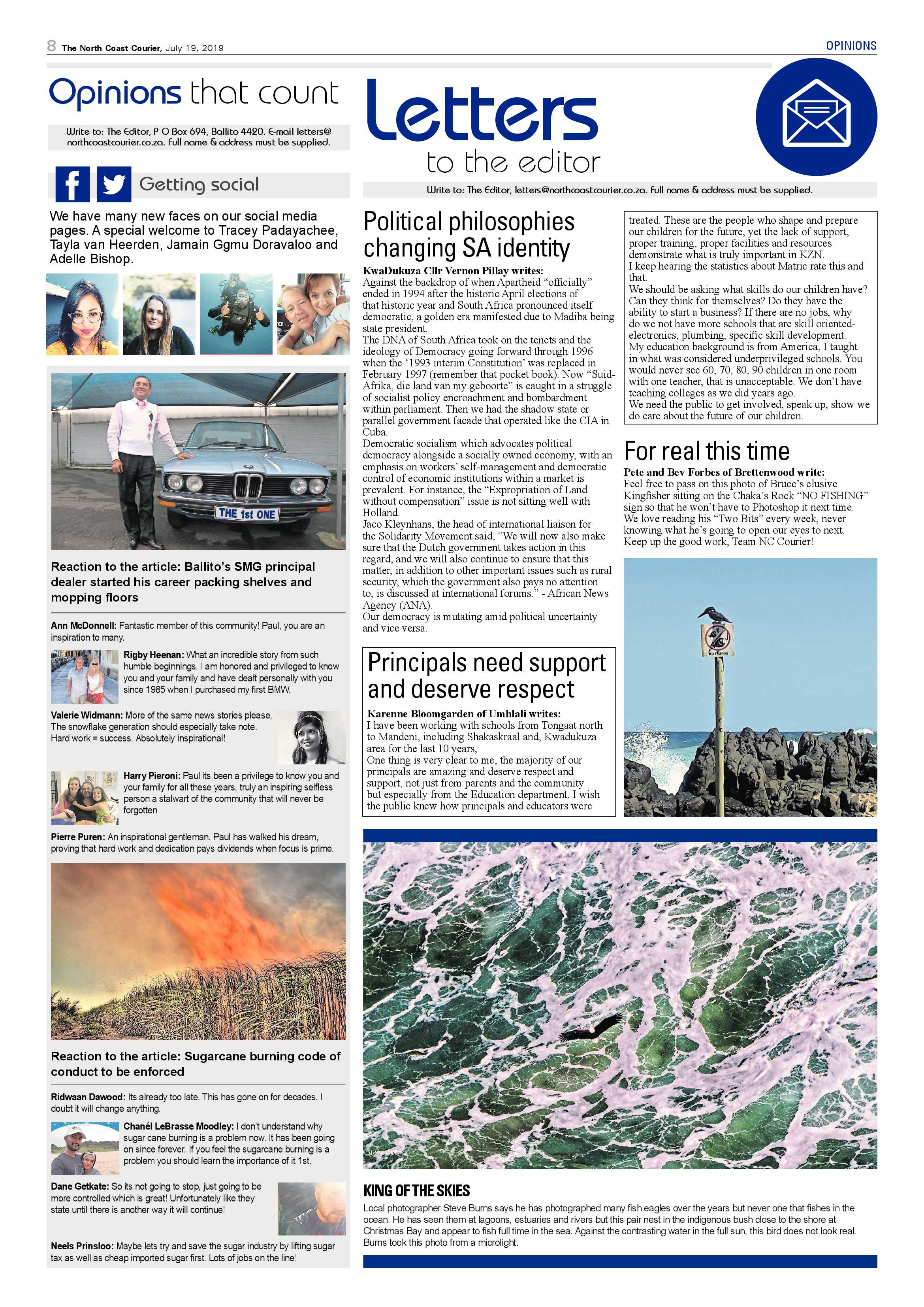 The North Coast Courier 19 July 2019 page 8