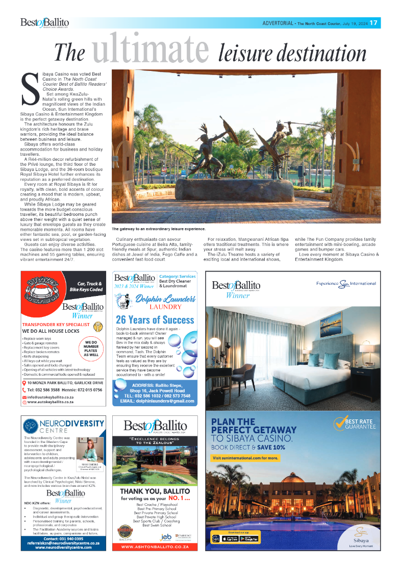 The North Coast Courier – 19 July 2024 page 17