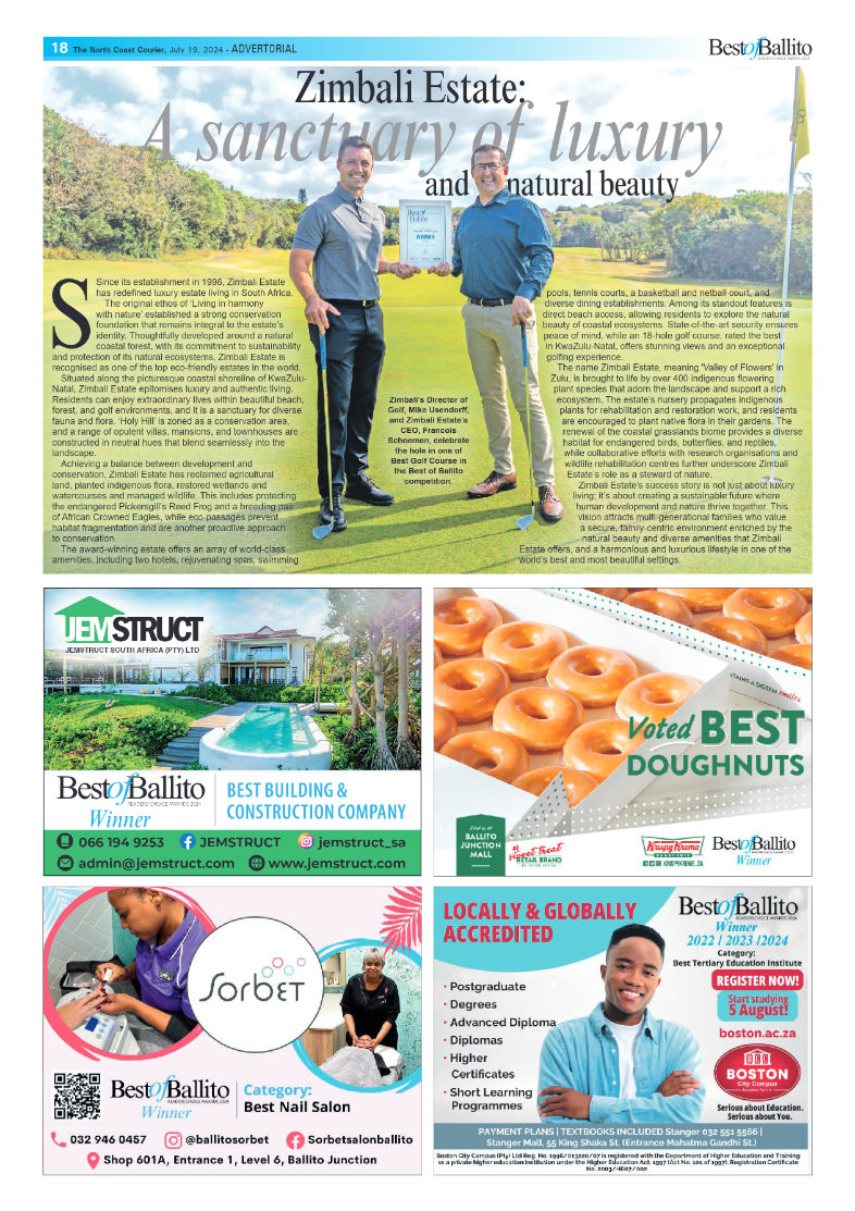 The North Coast Courier – 19 July 2024 page 18