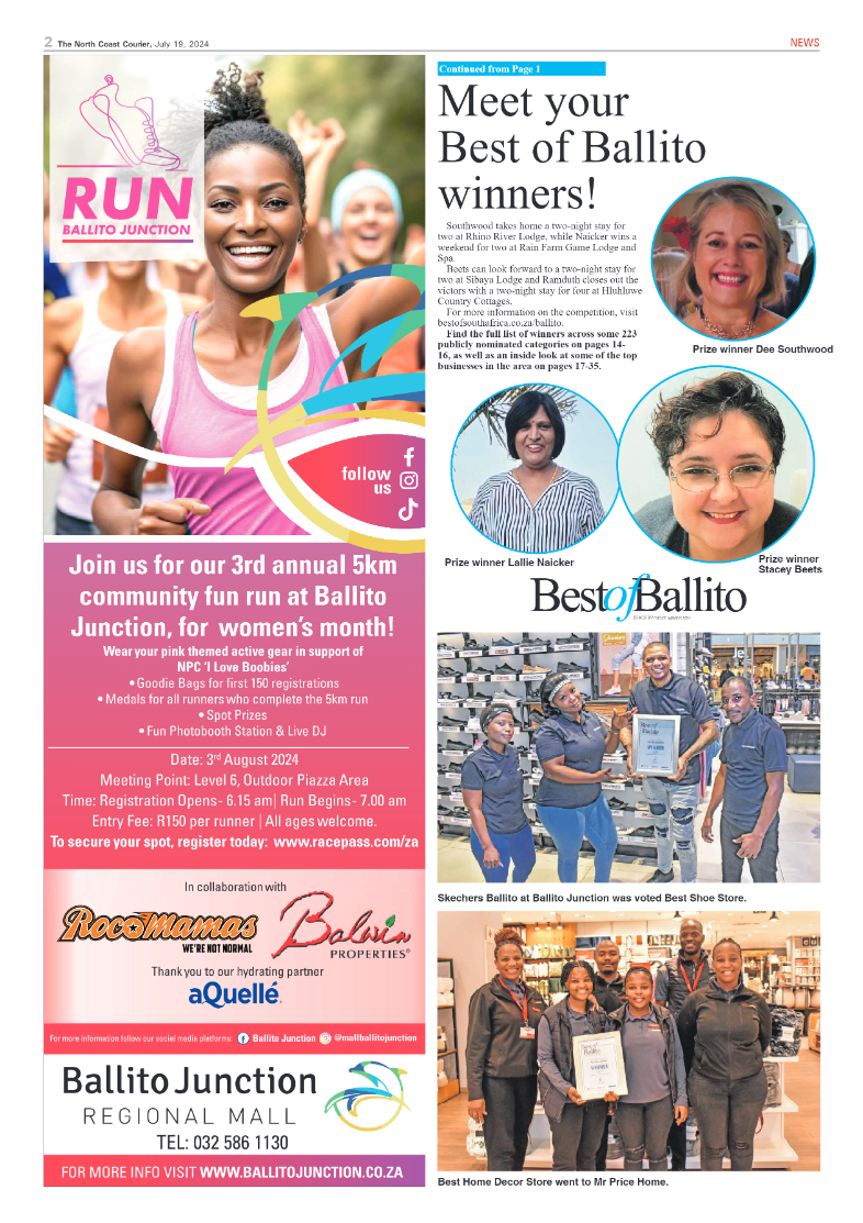 The North Coast Courier – 19 July 2024 page 2