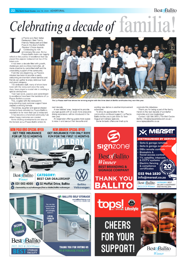The North Coast Courier – 19 July 2024 page 22