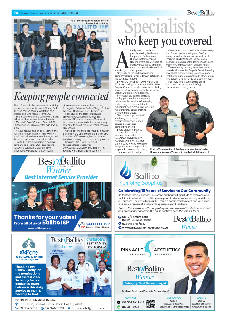 The North Coast Courier – 19 July 2024 page 24